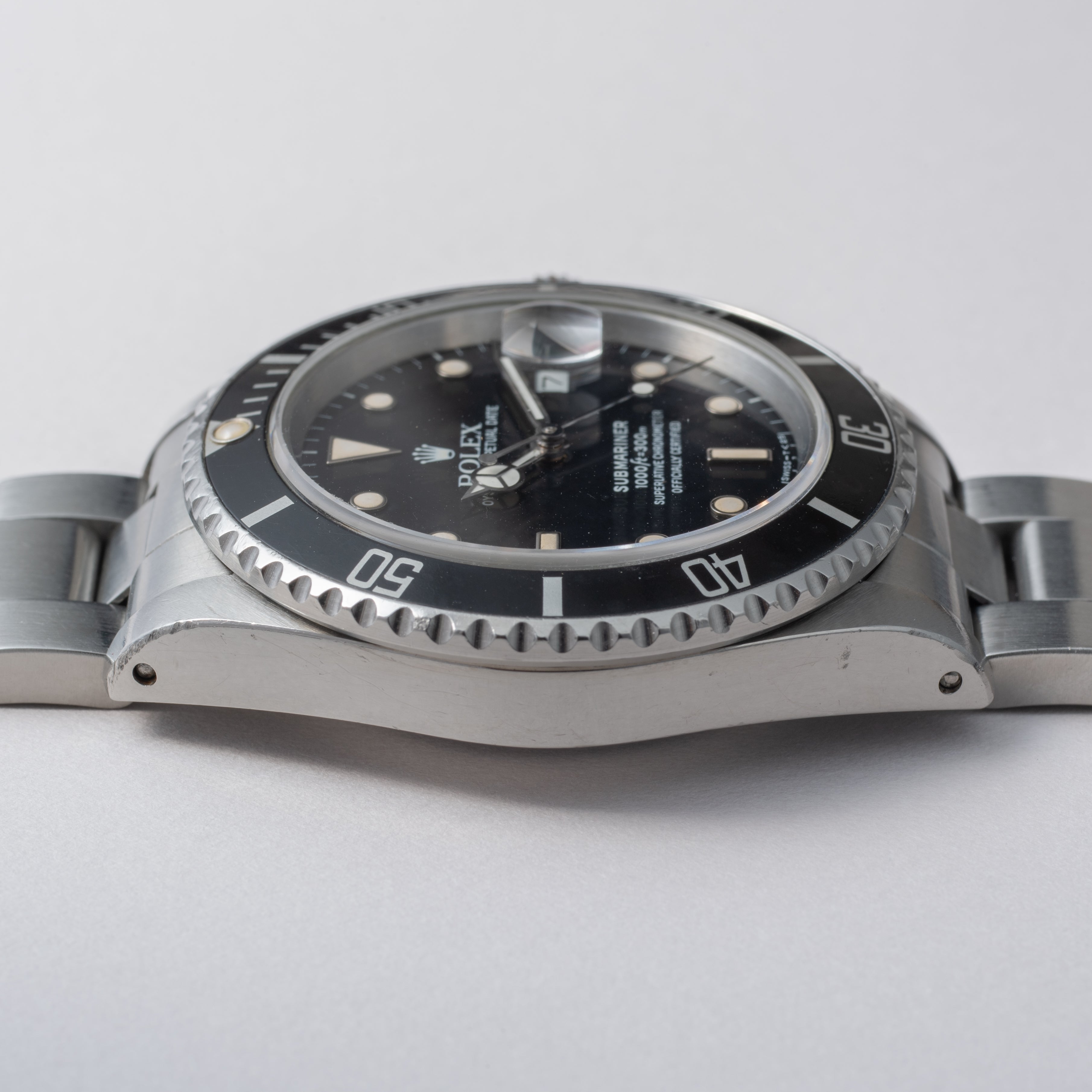 ロレックス サブマリーナーデイト 1986年製 Ref.168000 トリチウム夜光