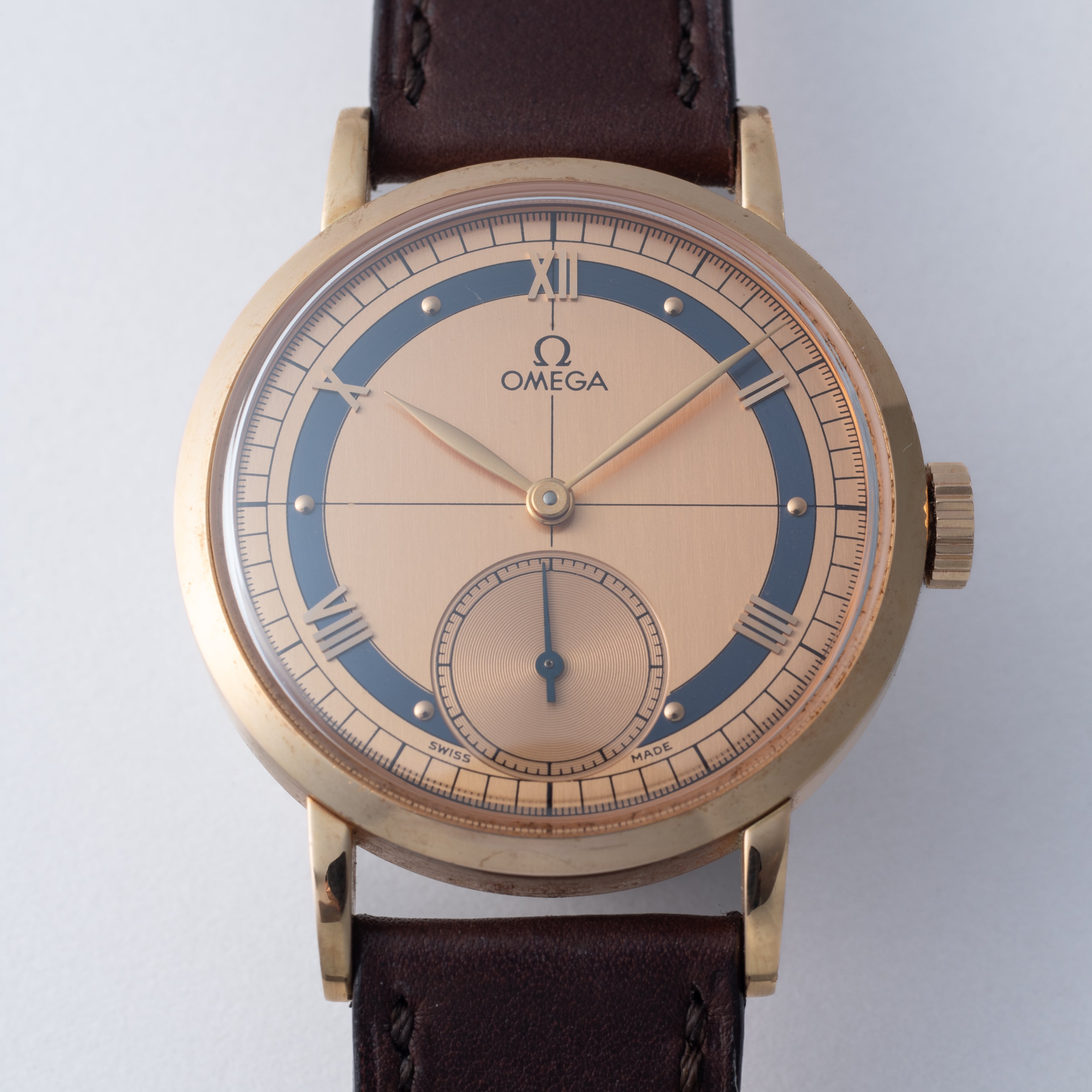 オメガ ルネッサンス ピンクゴールド 1994年製 Ref.59503103 箱、ギャラ付き オメガ誕生100周年 世界限定1894本