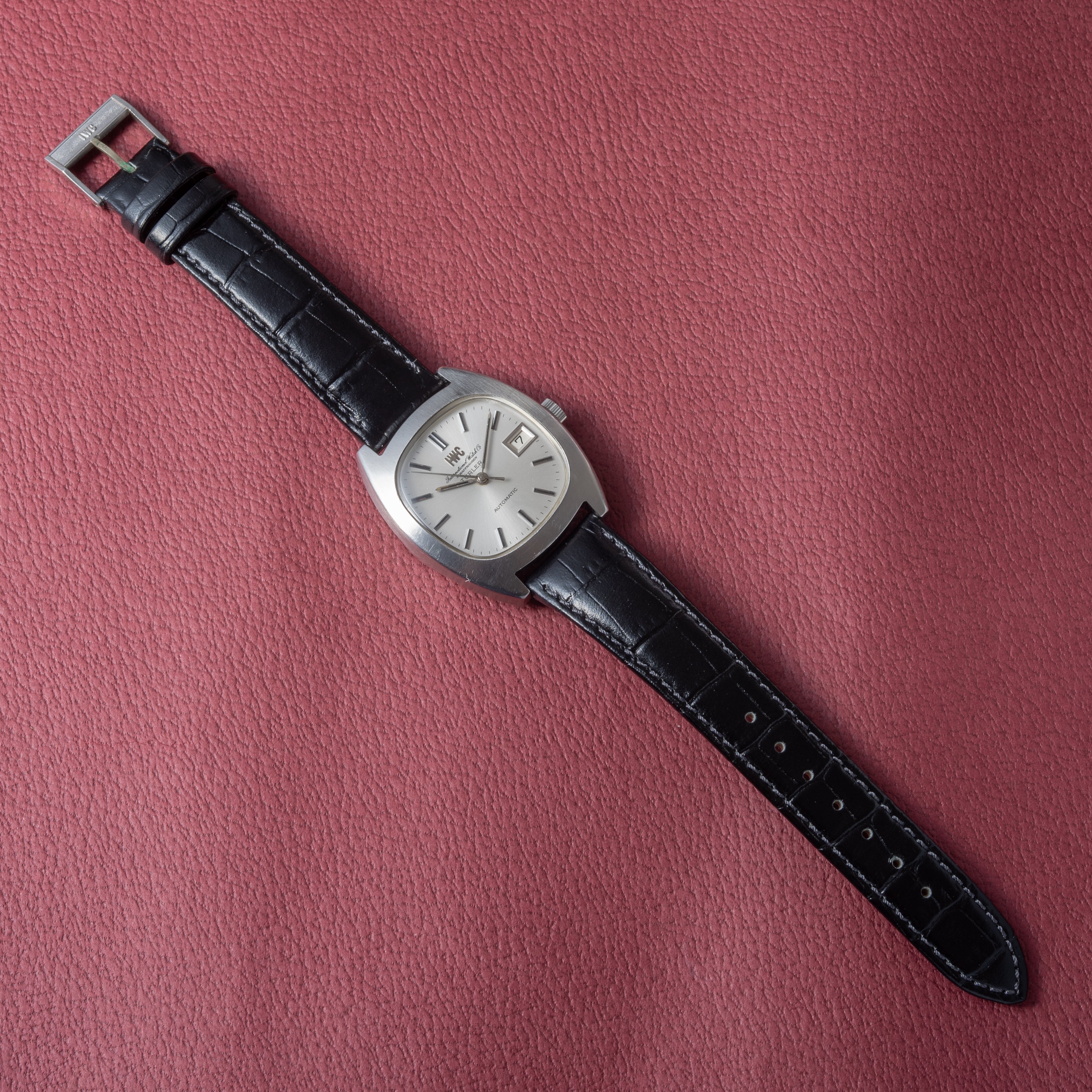 IWC トノー型 チューラーWネーム 1970年製/昭和45年製 純正尾錠付き ペラトン式自動巻き Cal.8541B