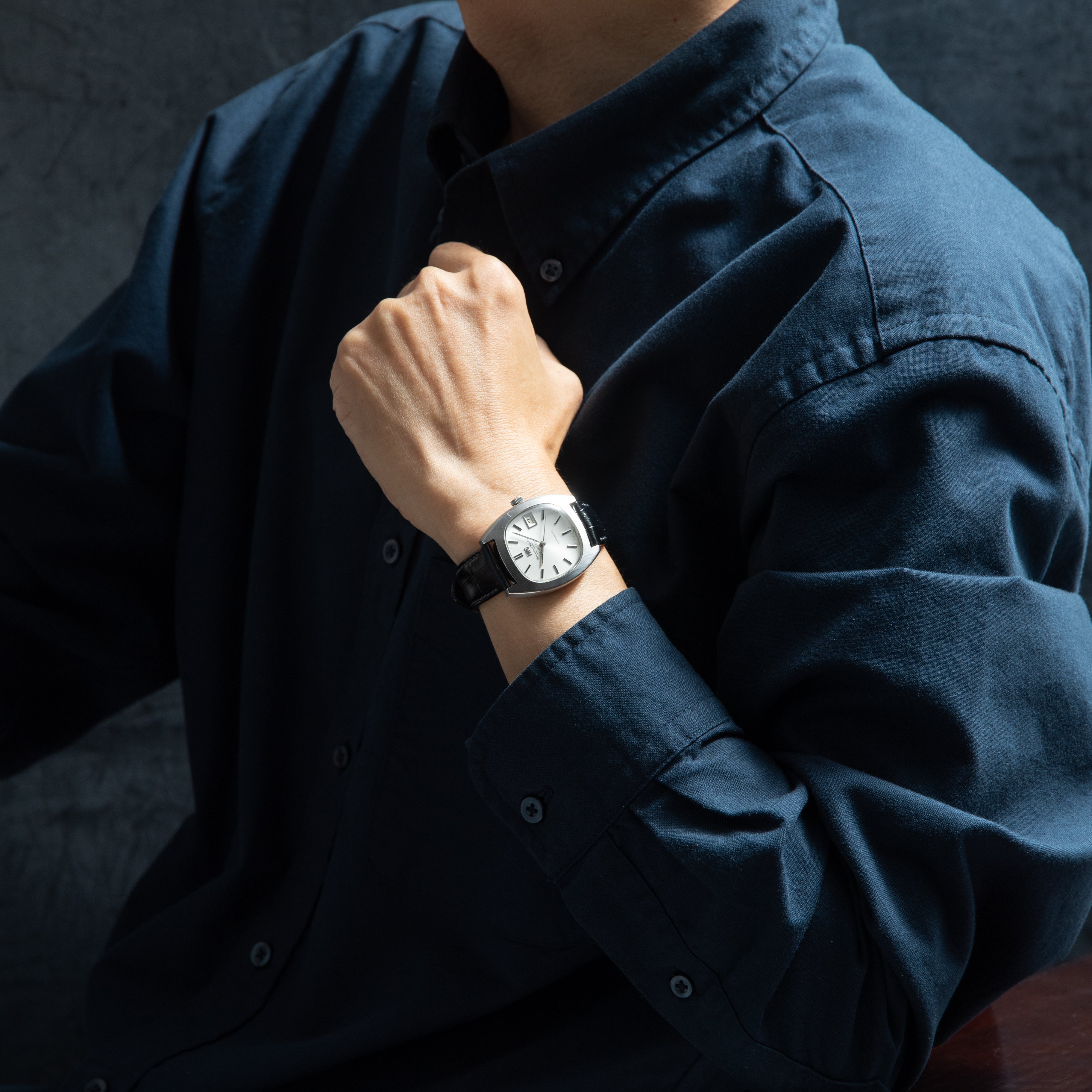 IWC トノー型 チューラーWネーム 1970年製/昭和45年製 純正尾錠付き ペラトン式自動巻き Cal.8541B