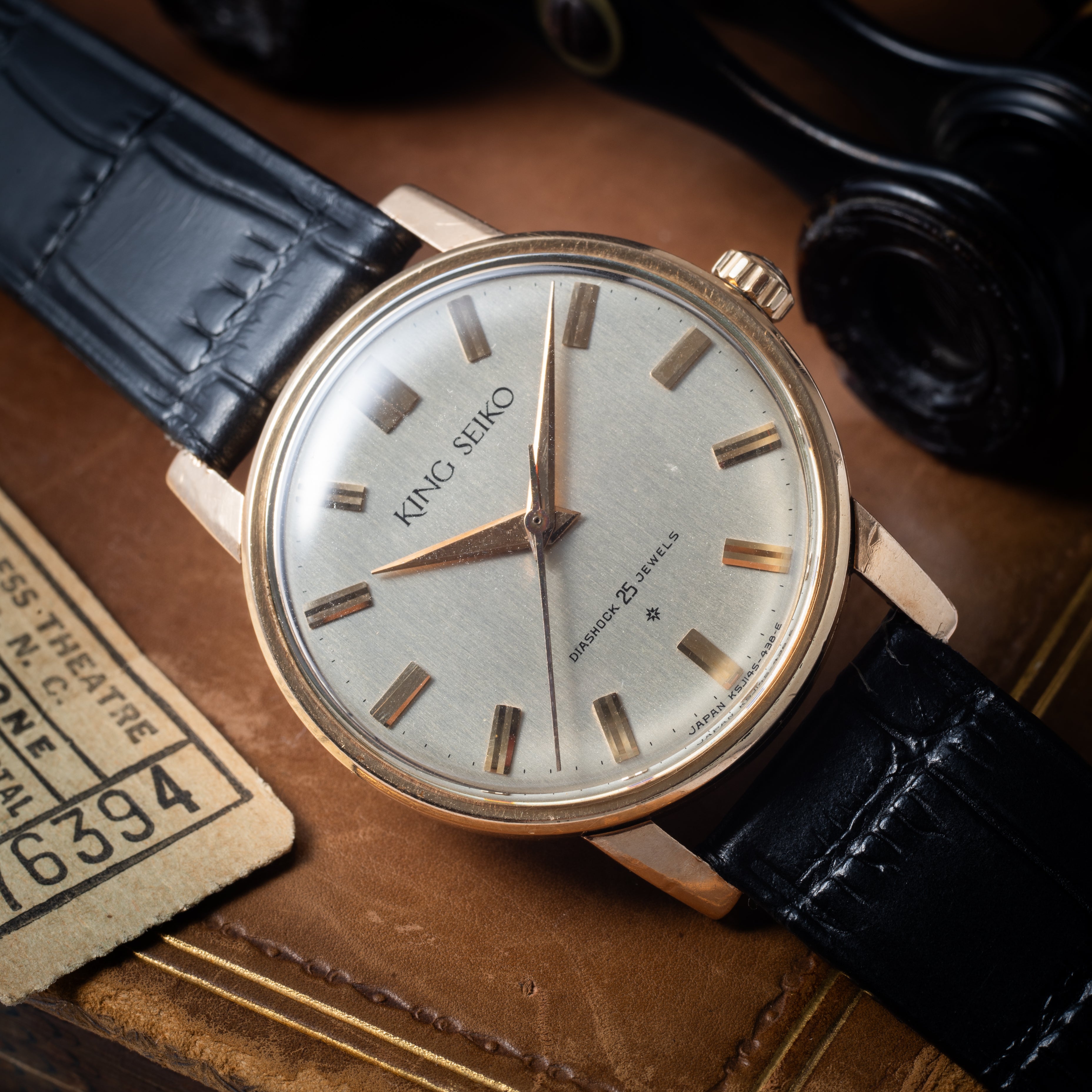 稼動 キングセイコー ファーストモデル SDダイヤル 金張 14K 手巻き 稼動 キングセイコー ファーストモデル SDダイヤル 金張 14K 手巻き
