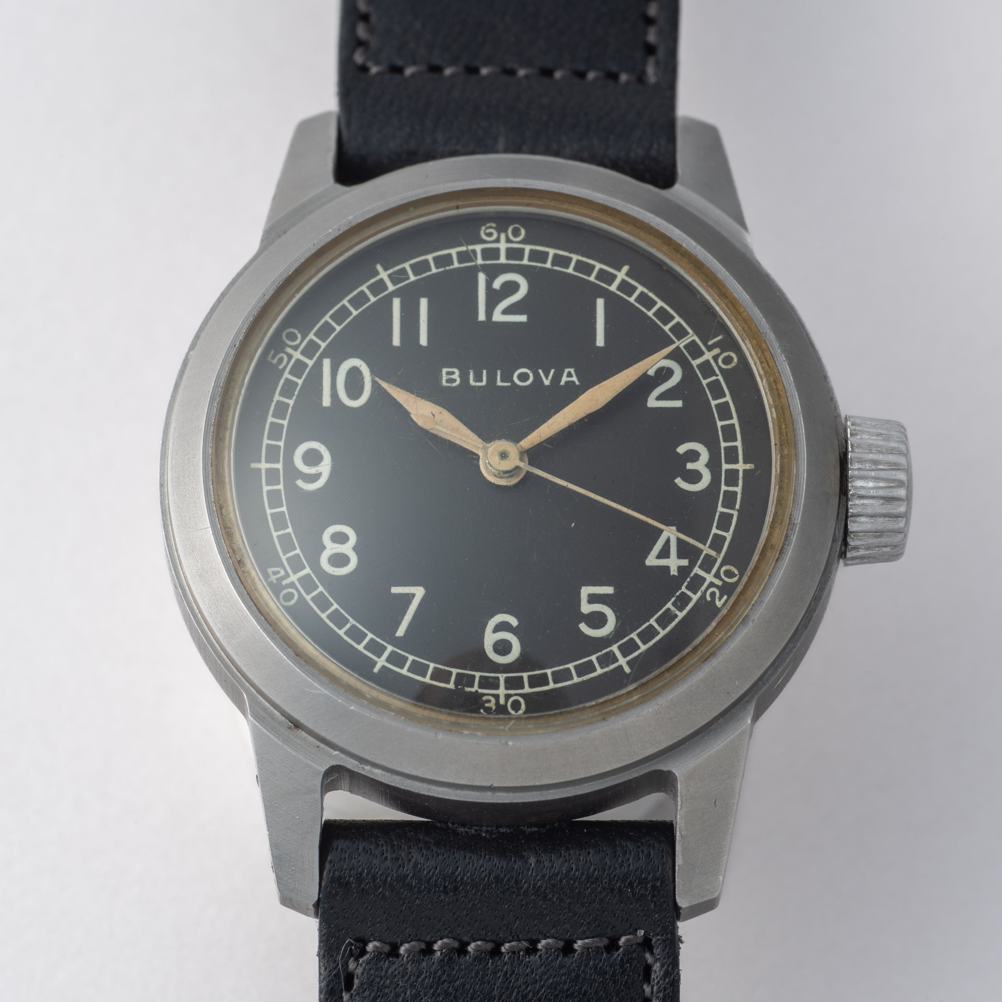 ブローバ アメリカ軍用手巻き 1950年代製 センターセコンド ハック付き