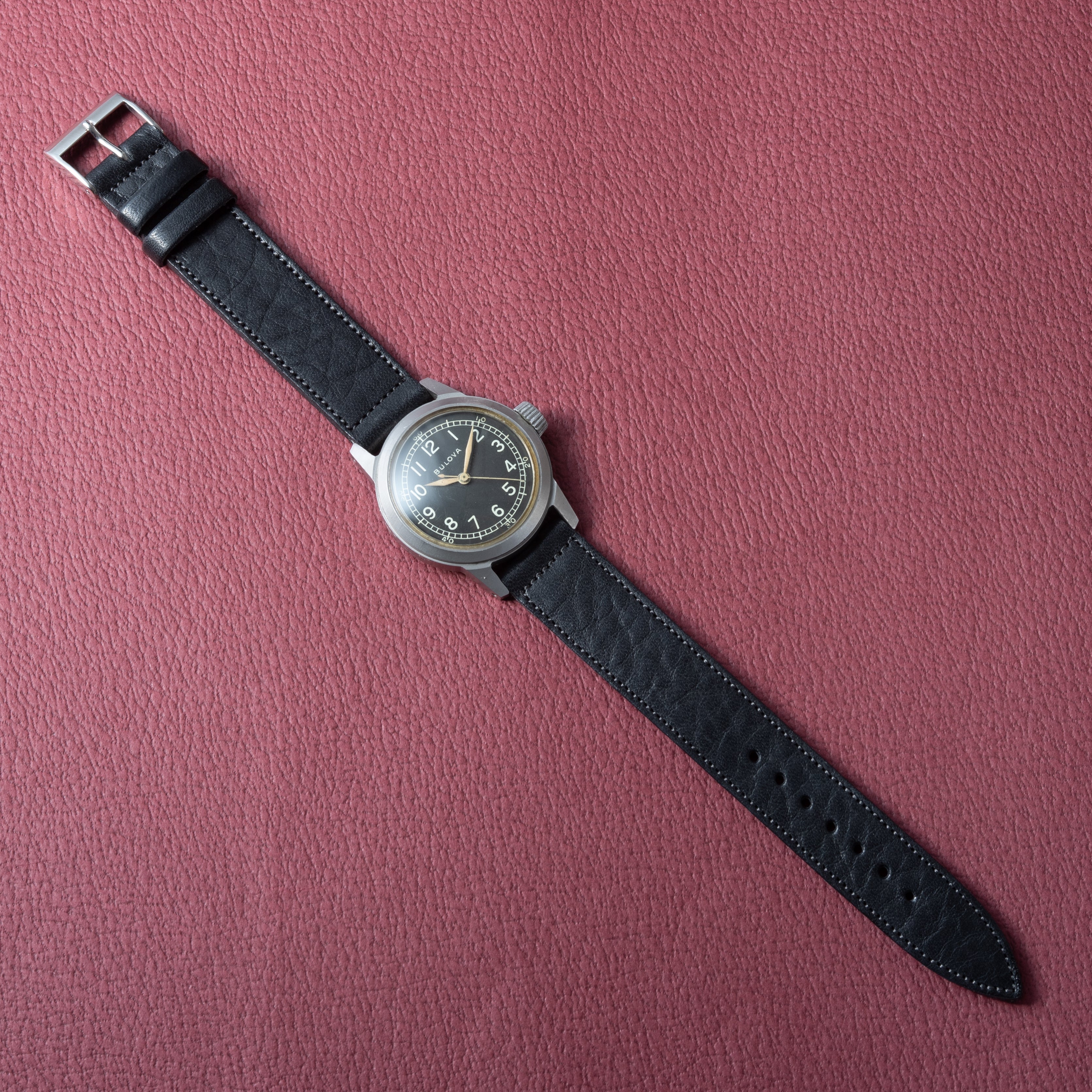 ブローバ アメリカ軍用手巻き 1950年代製 センターセコンド ハック付き