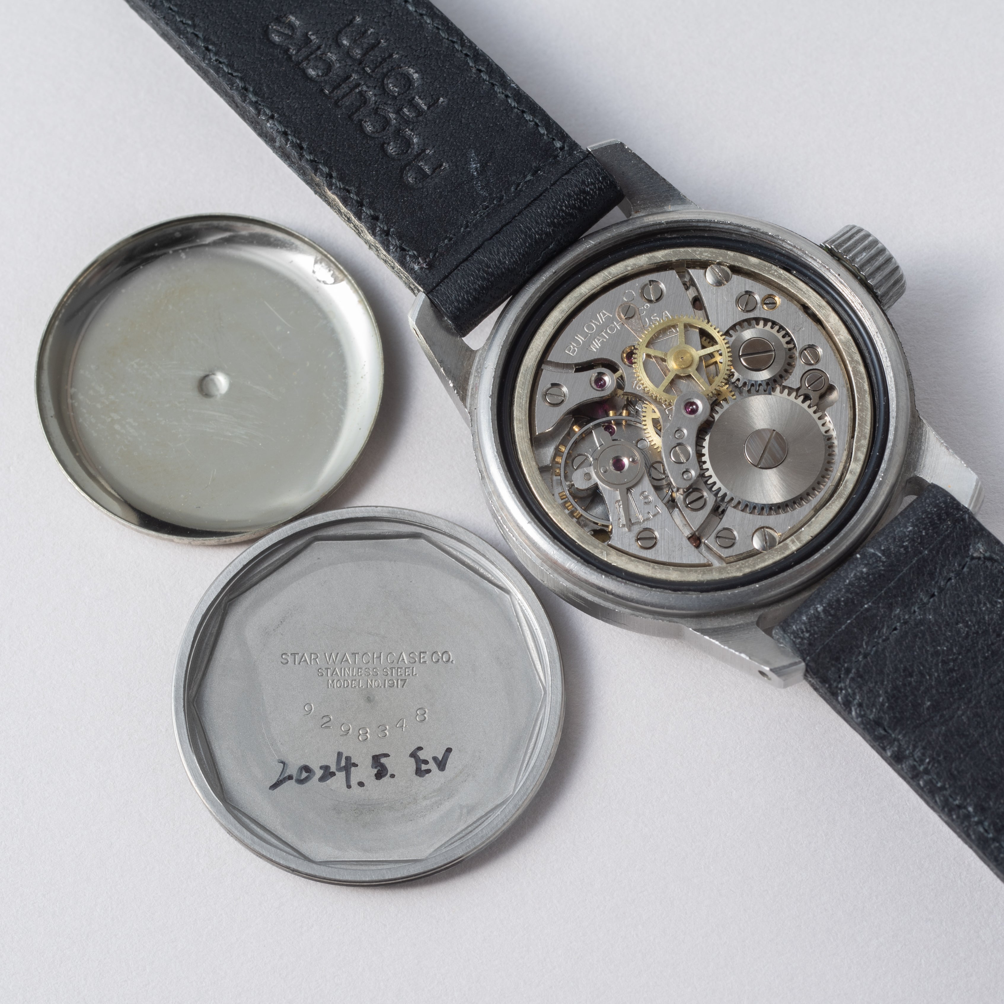 ブローバ アメリカ軍用手巻き 1950年代製 センターセコンド ハック付き