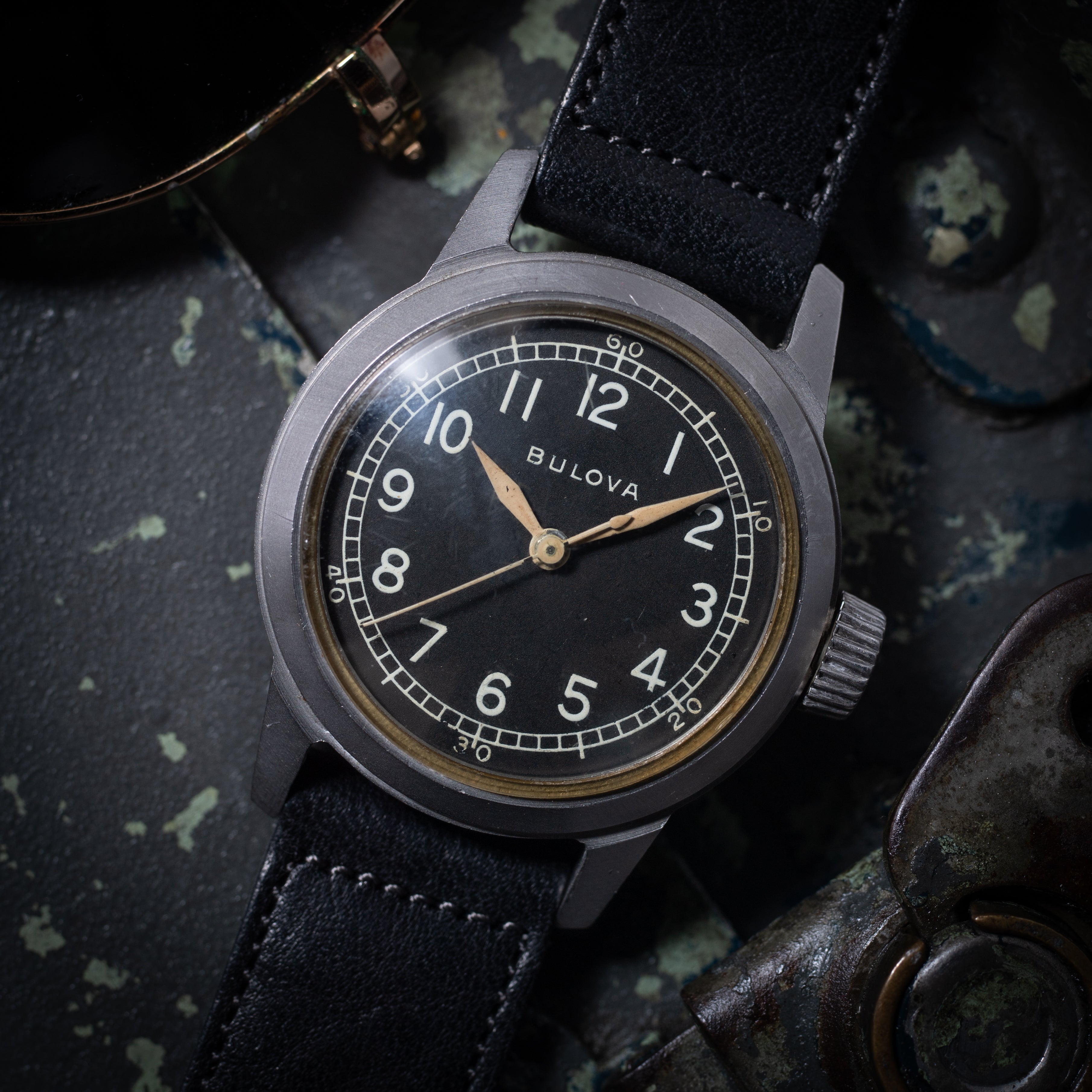 ブローバ アメリカ軍用手巻き 1950年代製 センターセコンド ハック付き
