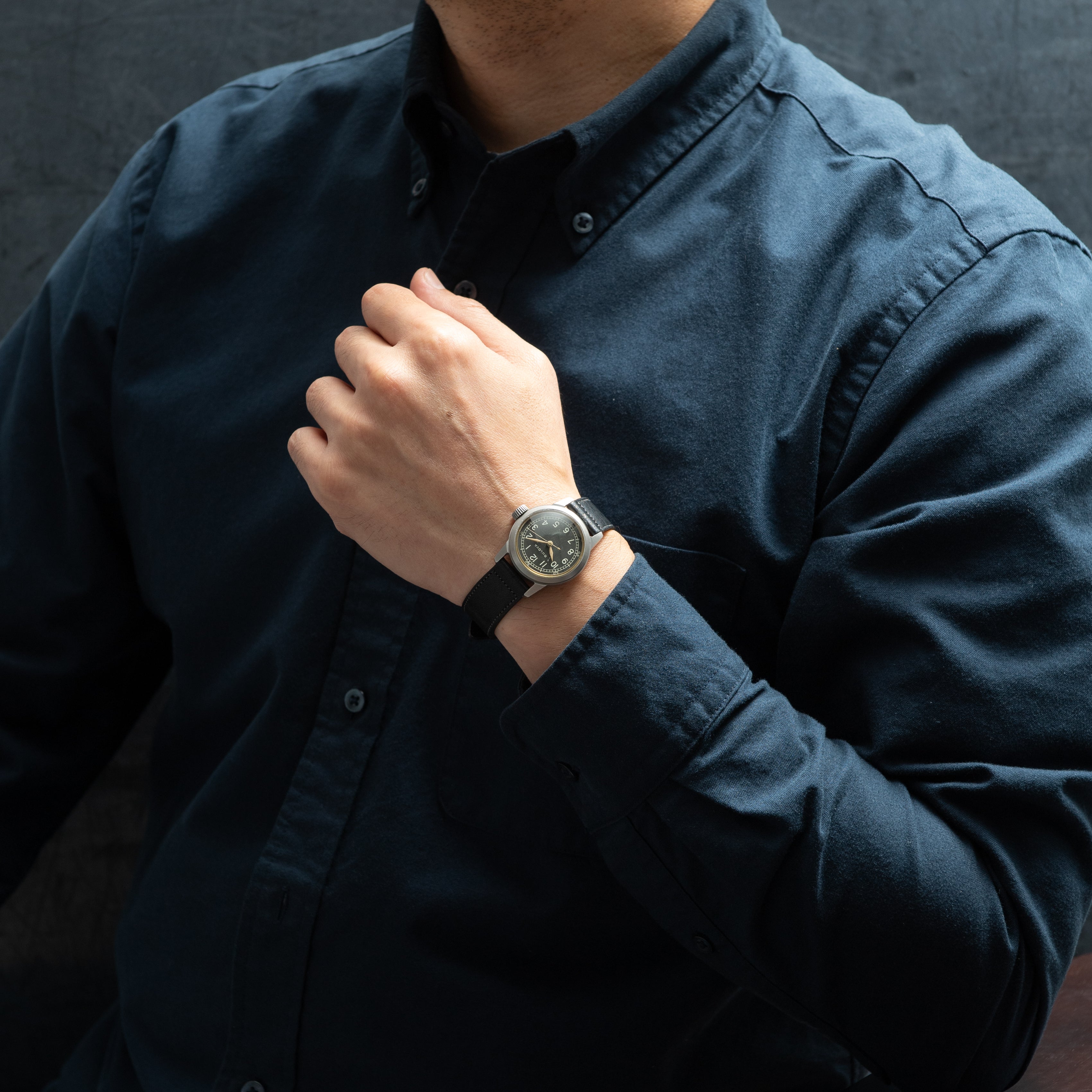 ブローバ アメリカ軍用手巻き 1950年代製 センターセコンド ハック付き