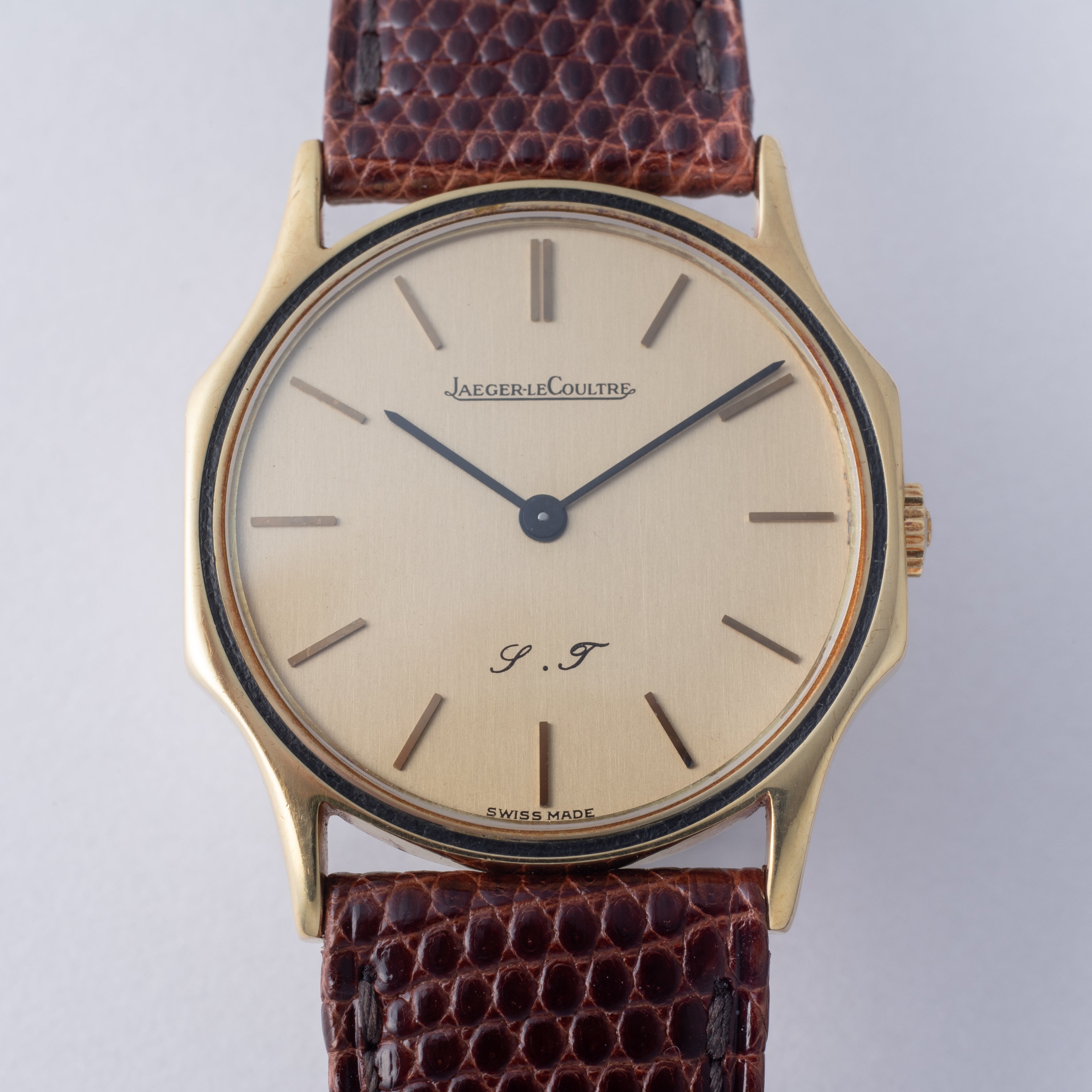 ジャガールクルト 18金無垢 手巻き 1970年代製 Ref.9211 21 純正尾錠付き Cal.895