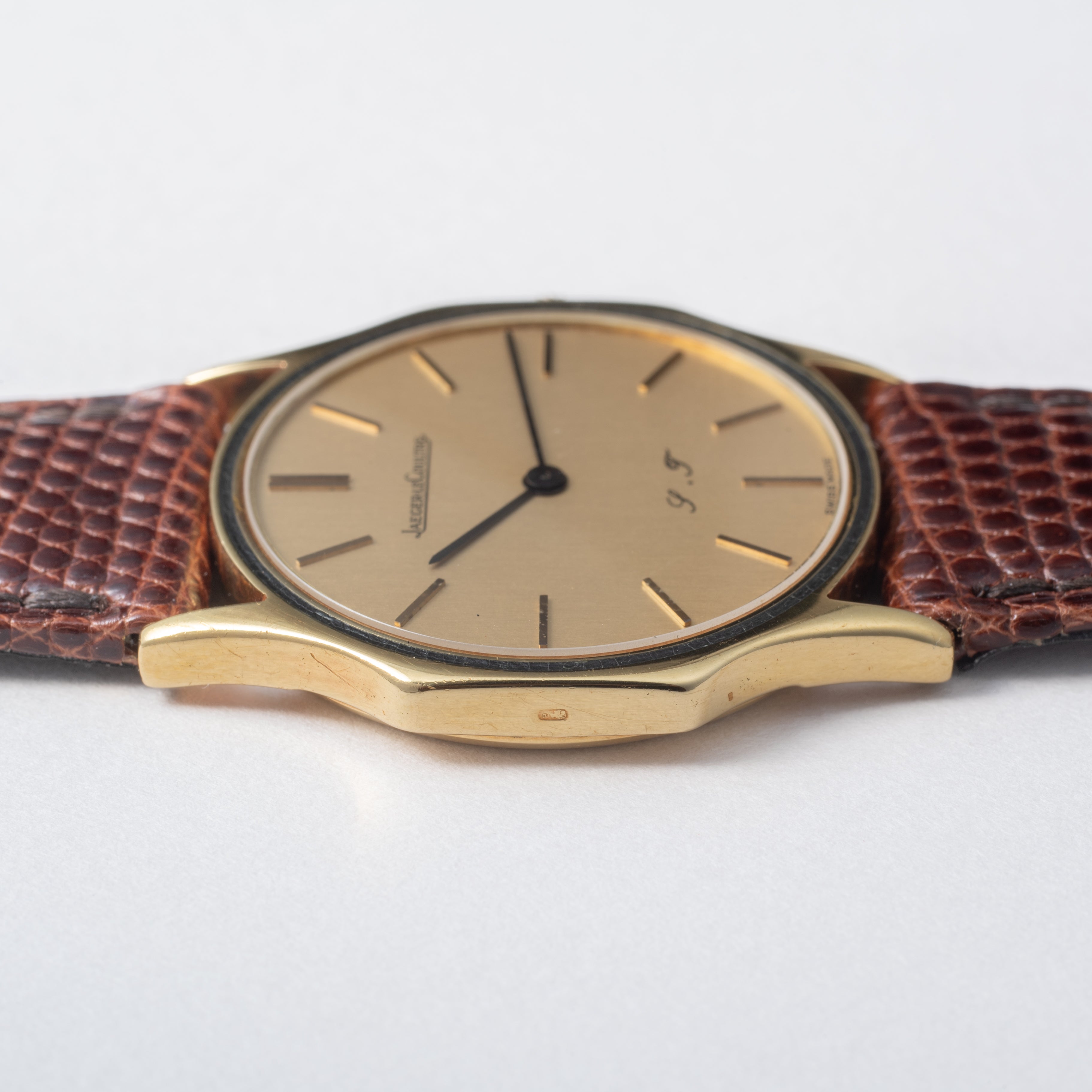 ジャガールクルト 18金無垢 手巻き 1970年代製 Ref.9211 21 純正尾錠付き Cal.895