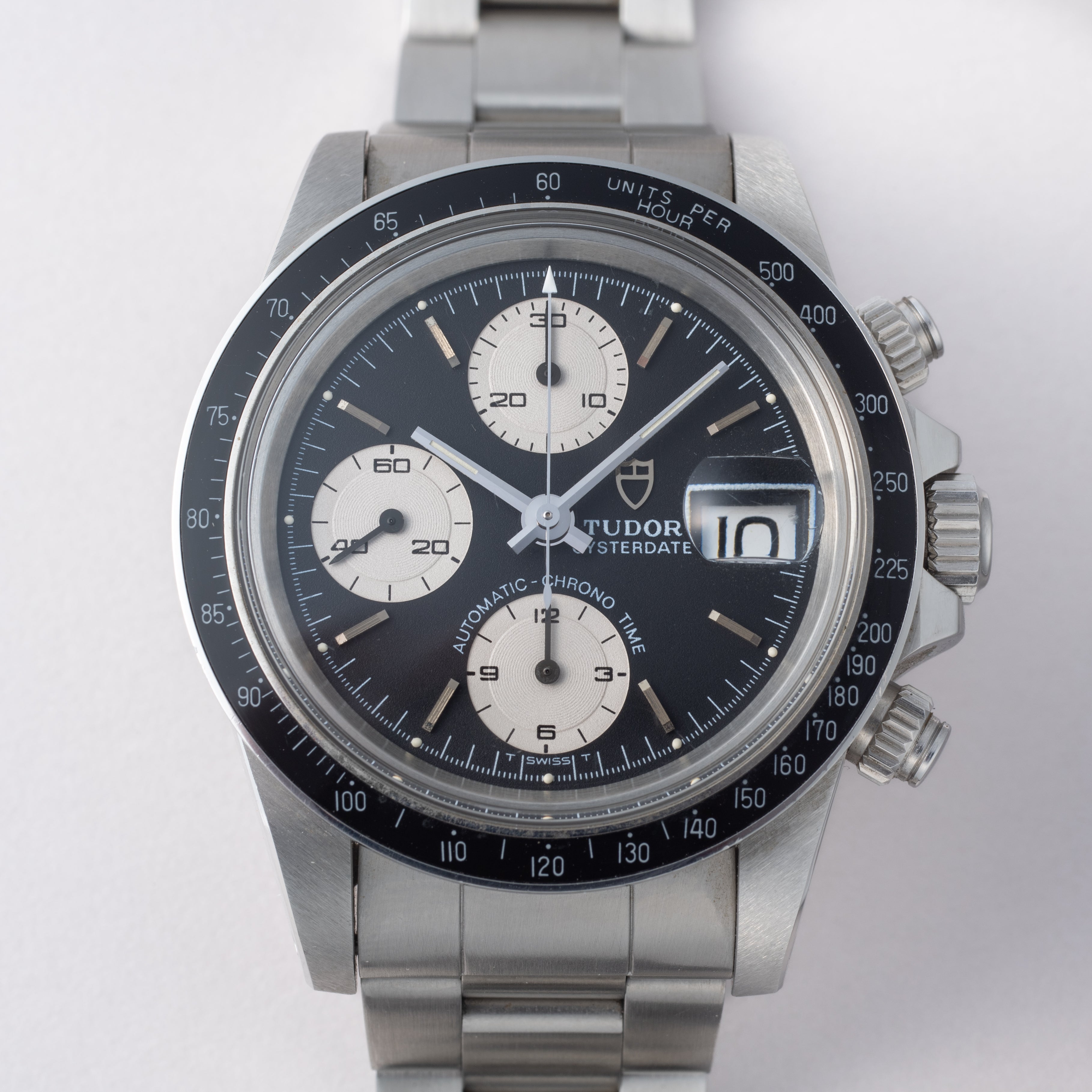 チューダー クロノタイム ビッグブロック 1989年製 Ref.79160 逆パンダダイヤル