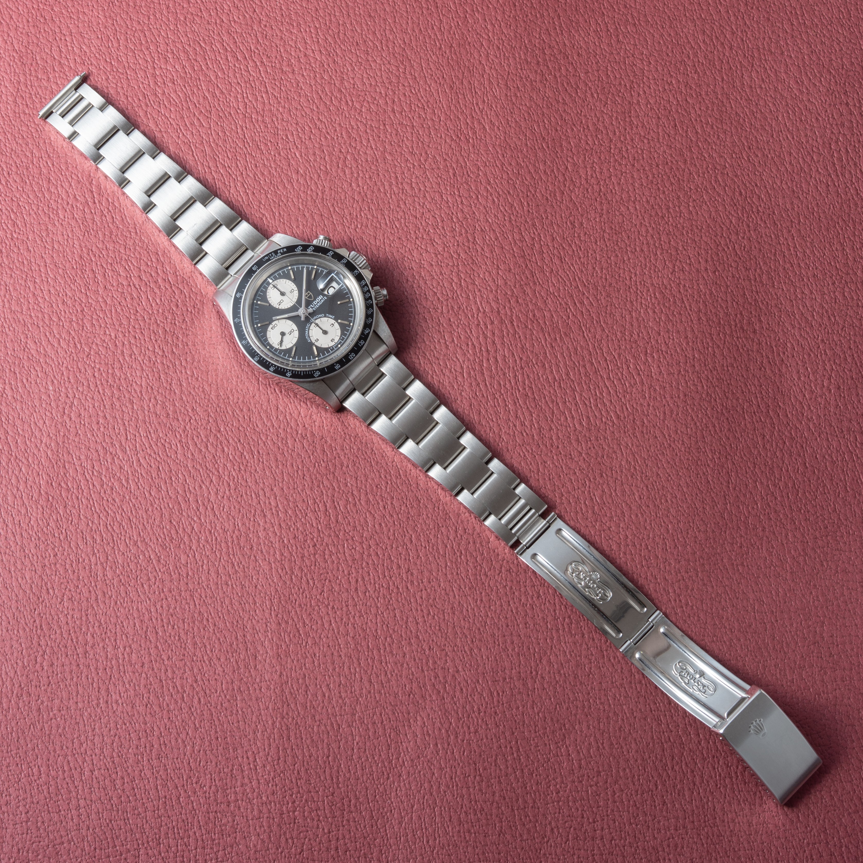 チューダー クロノタイム ビッグブロック 1989年製 Ref.79160 逆パンダダイヤル