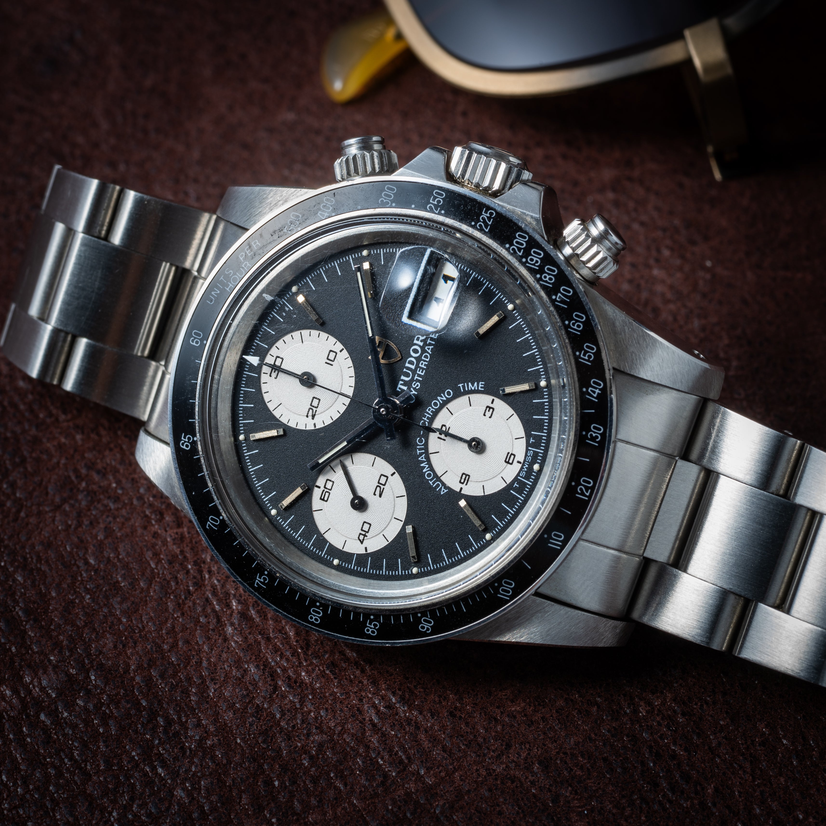 チューダー クロノタイム ビッグブロック 1989年製 Ref.79160 逆パンダダイヤル