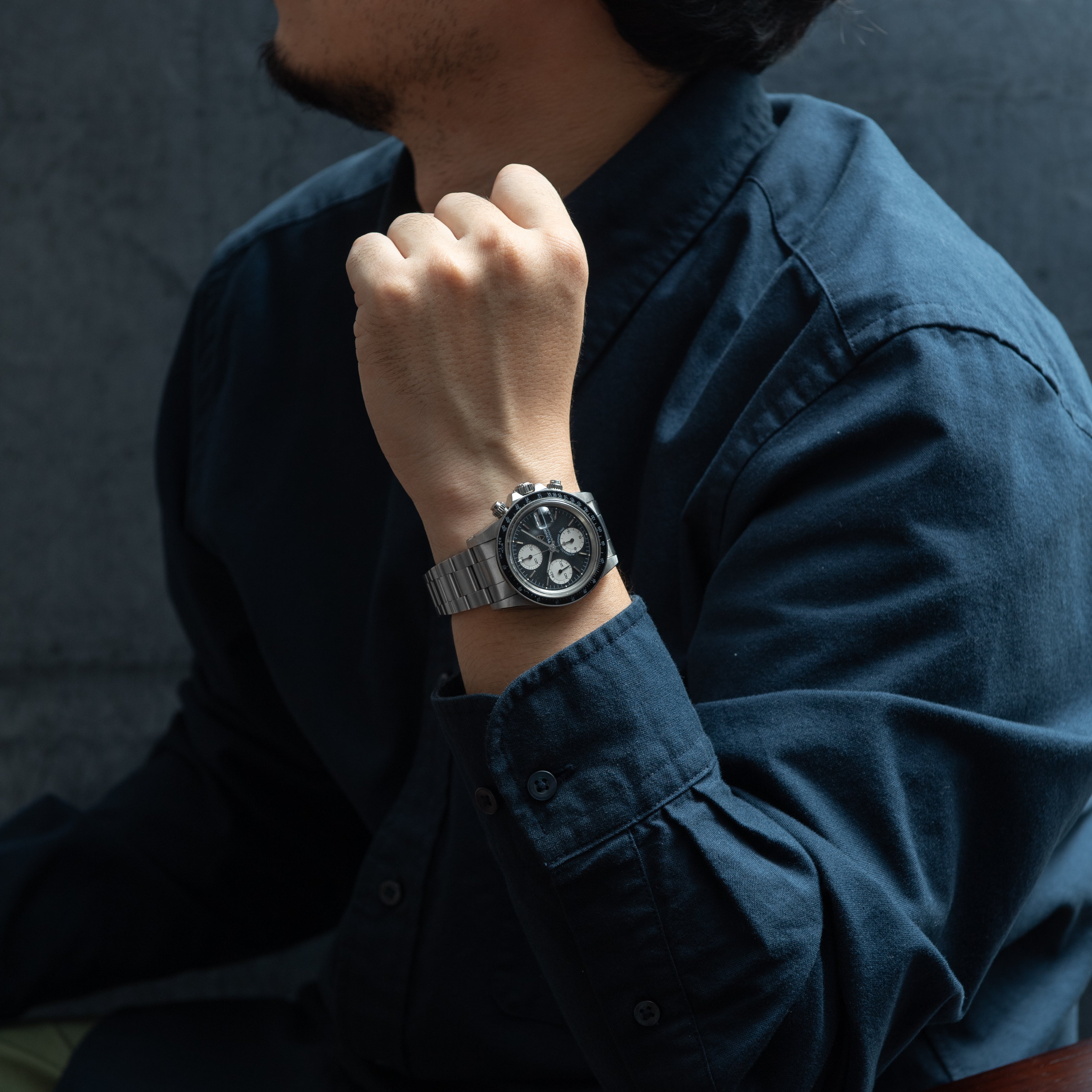 チューダー クロノタイム ビッグブロック 1989年製 Ref.79160 逆パンダダイヤル