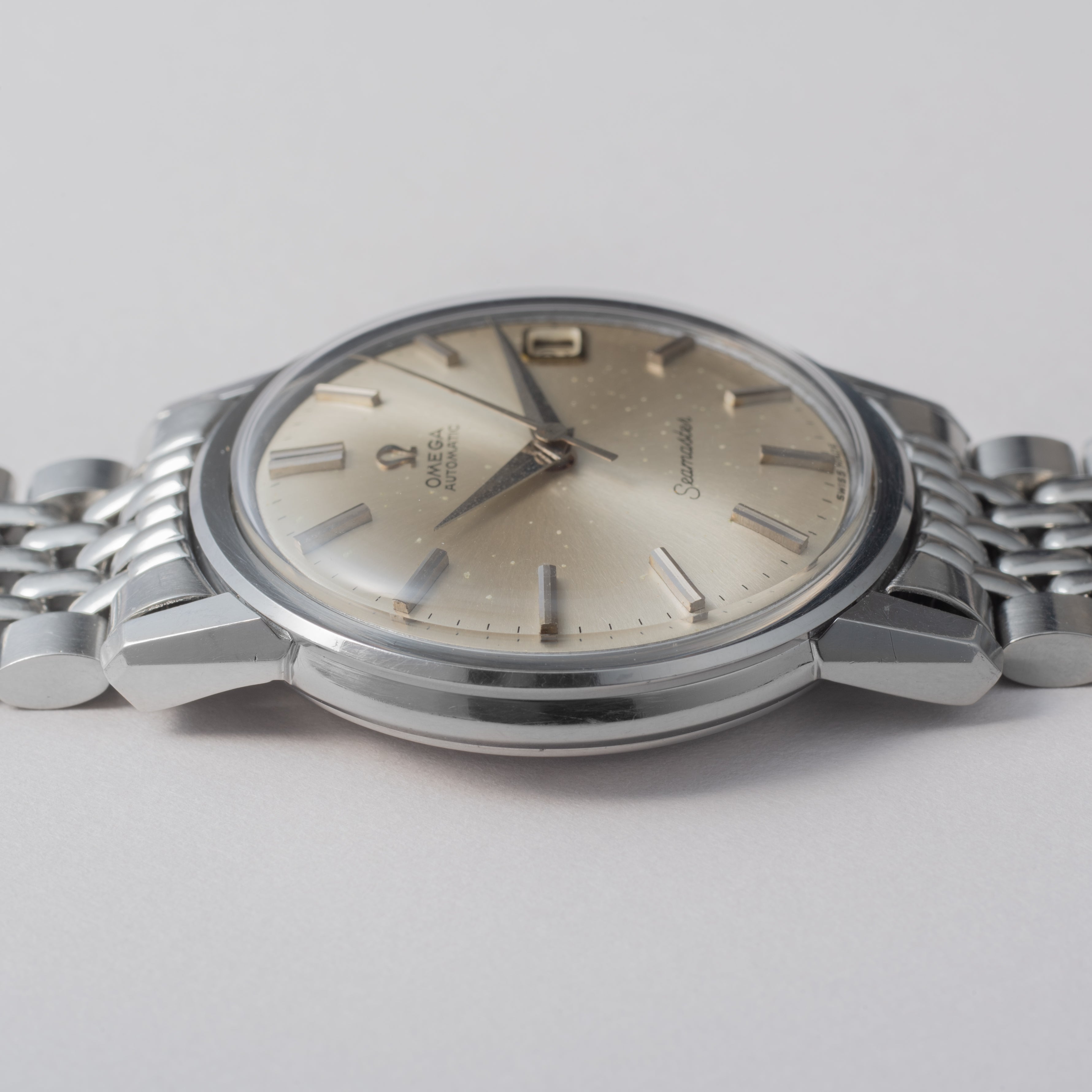オメガ シーマスター 1964年製 Ref.166.003 シルバーダイヤル ブレス付き