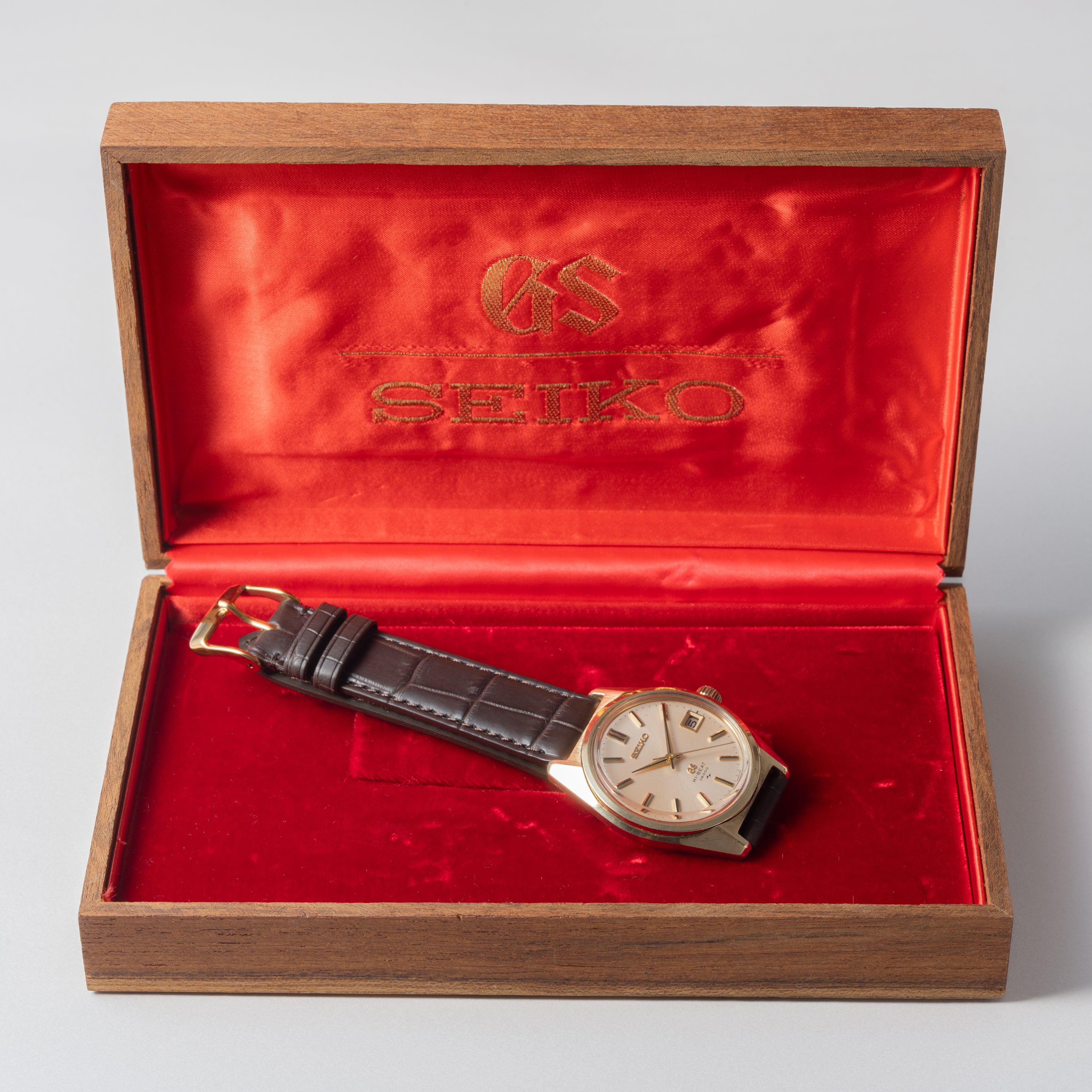 グランドセイコー 10振動 1971年製 CAPゴールド 45GS Ref.4522-8000 箱付き