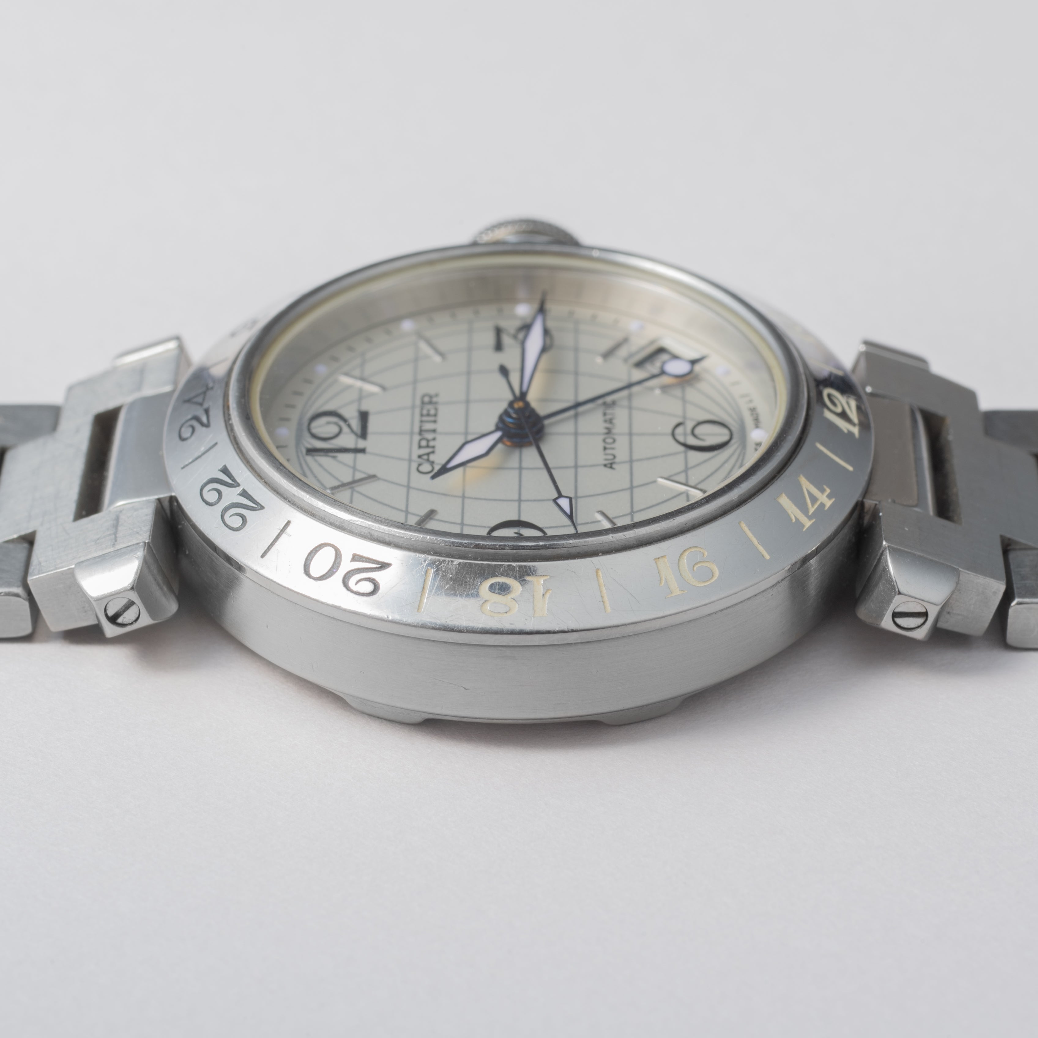 カルティエ パシャC メリディアン 1990年代製 Ref.W31078M71 ギャラ付き