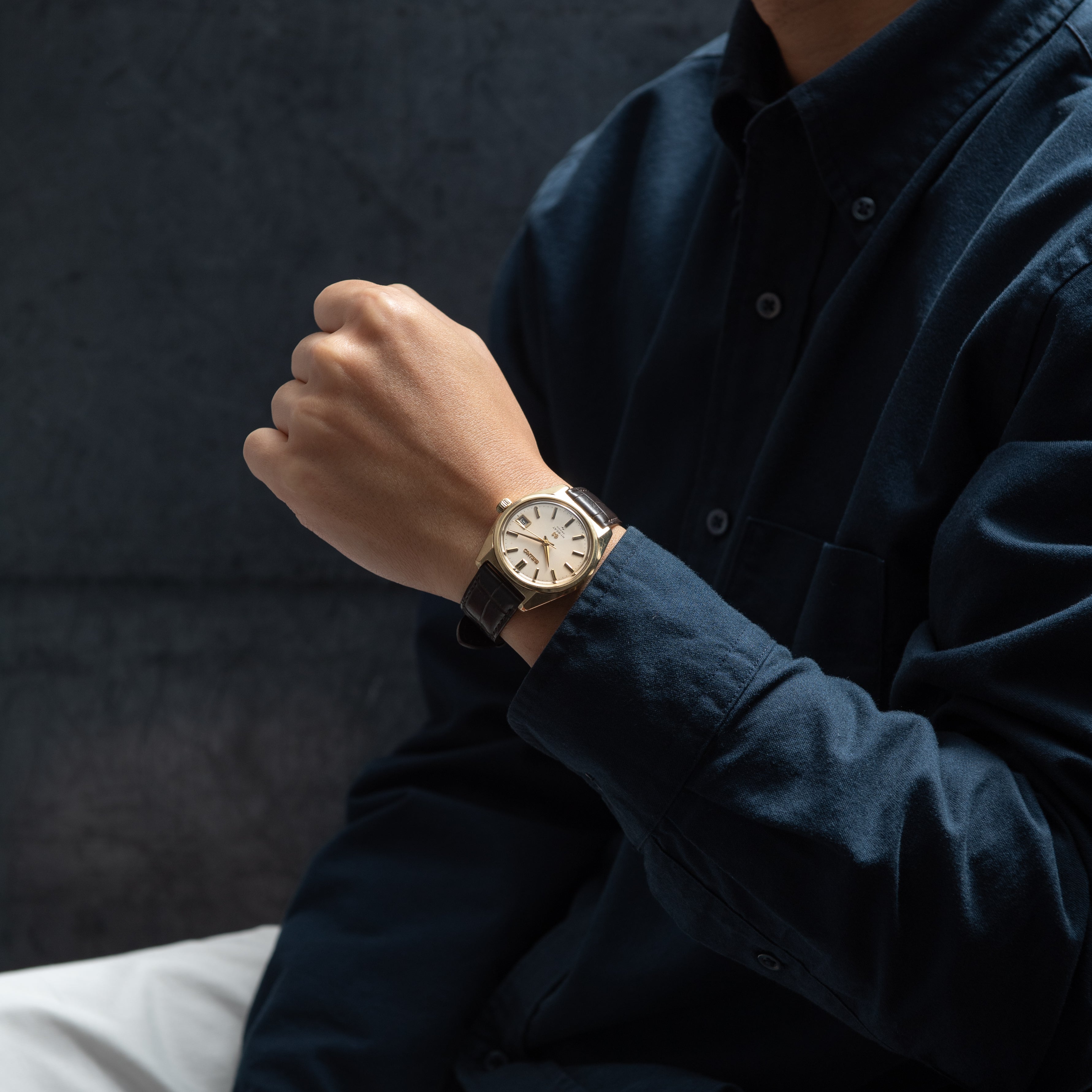 グランドセイコー 10振動 1971年製 CAPゴールド 45GS Ref.4522-8000 箱付き