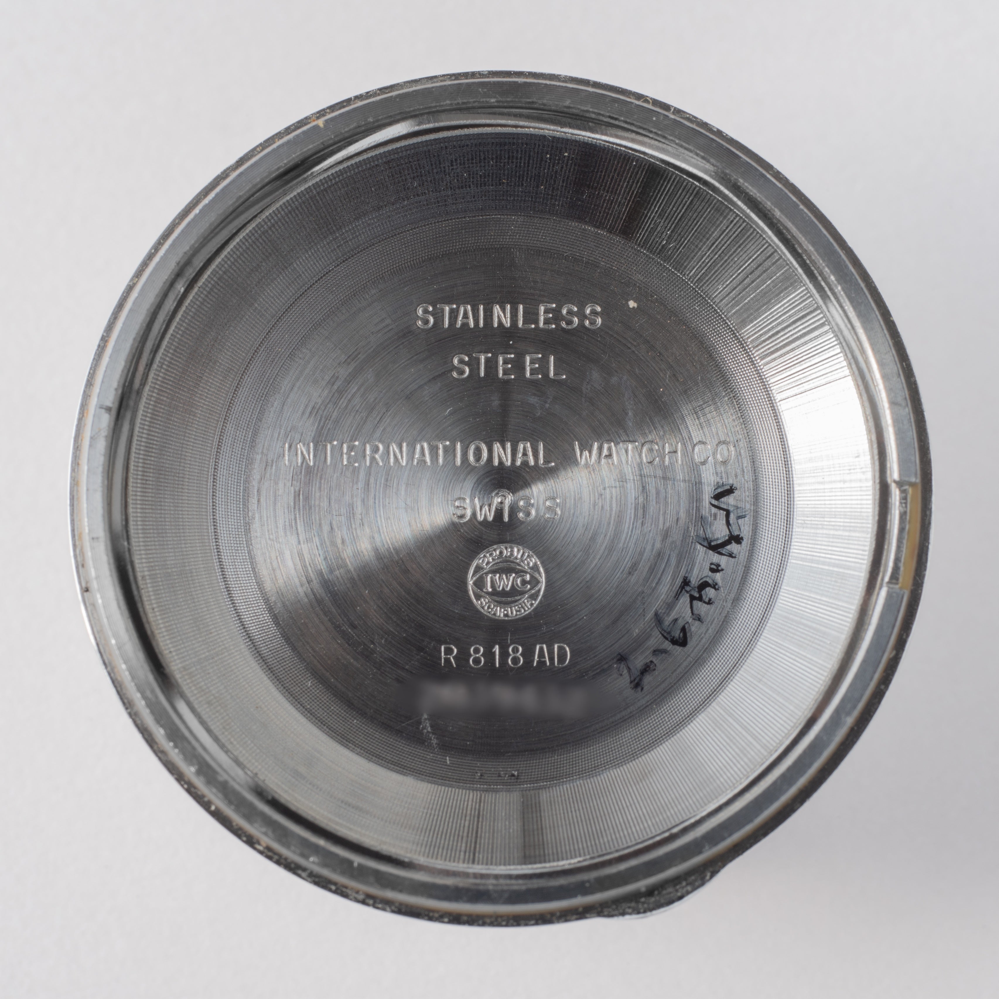 IWC ラウンドケース 1970年製 Ref.R818AD 純正メッシュブレス 箱付き