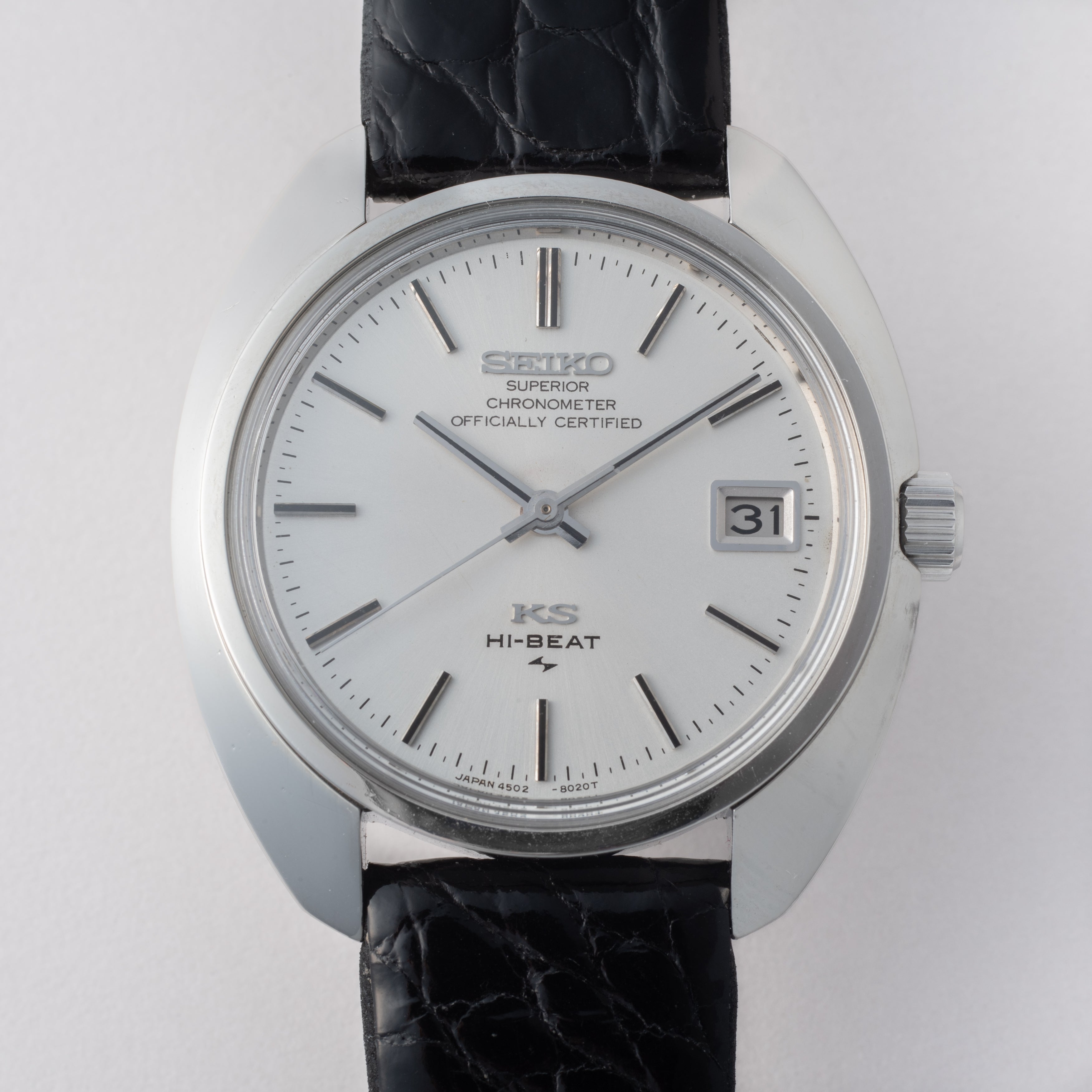 キングセイコー スーペリアクロノメーター 1970年製/昭和45年製 45KS Ref.4502-8010 純正革ベルト付き