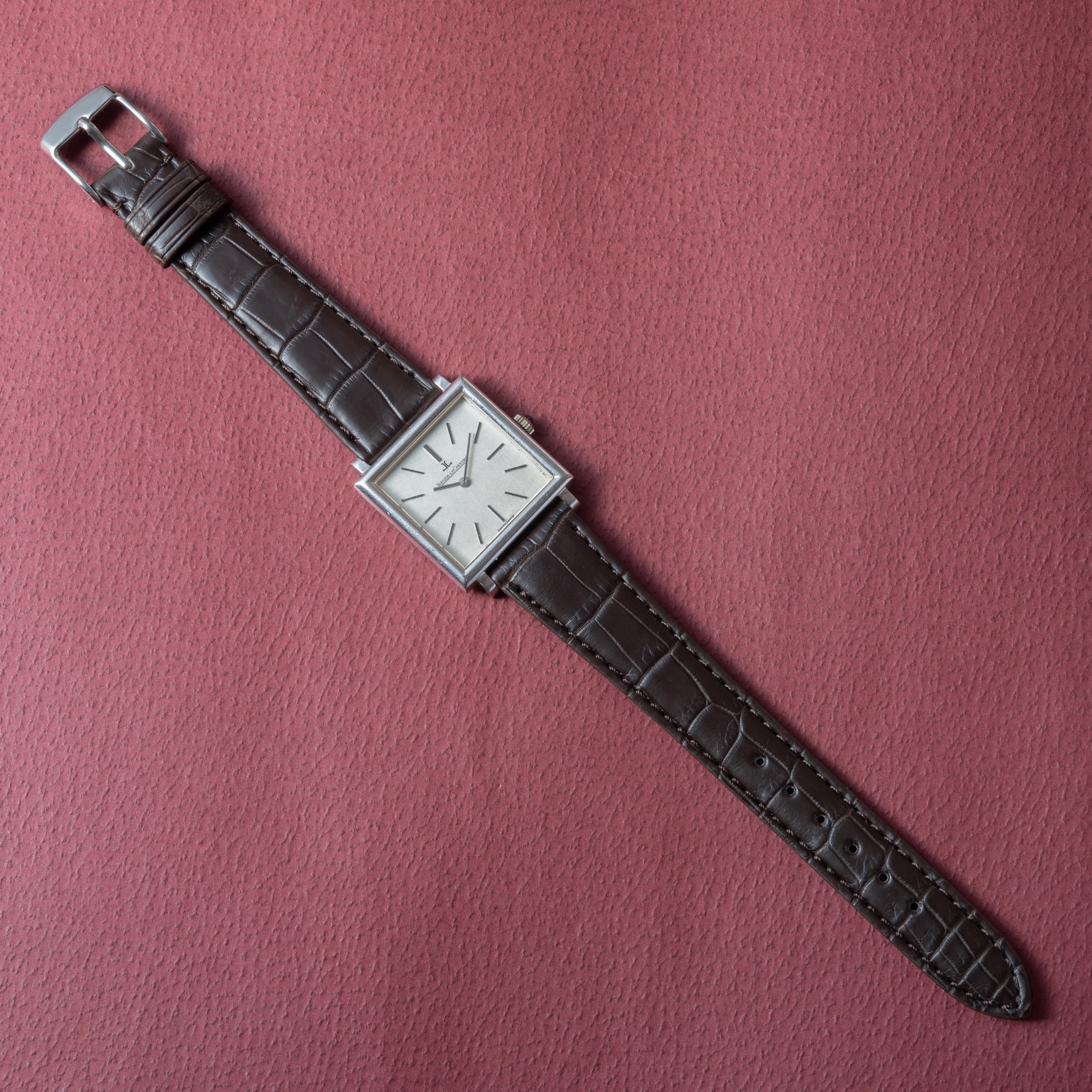 ジャガー・ルクルト スクエアケース 1960年代製 ホワイトゴールド Ref.4442