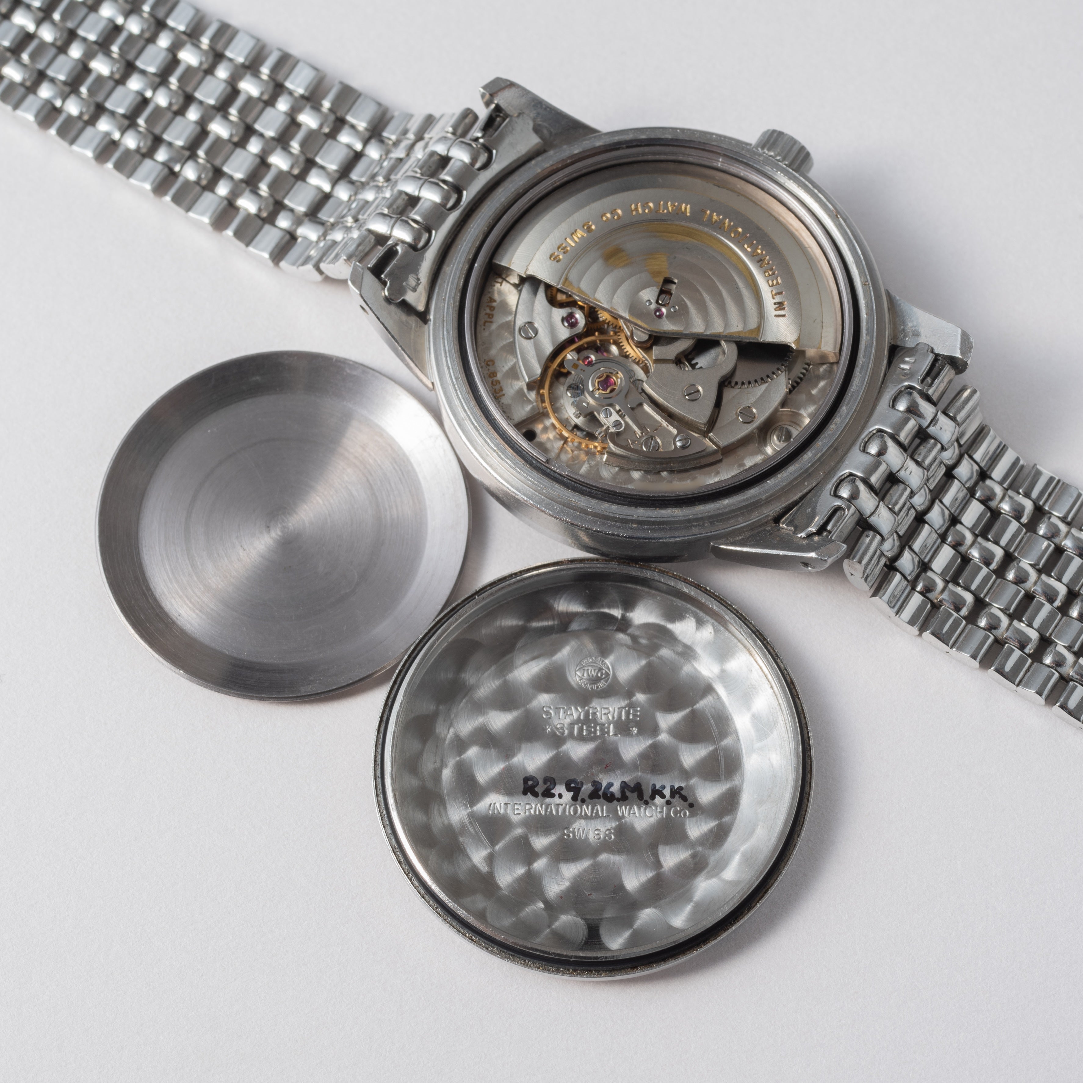 IWC インヂュニア 1963年製 Cal.8531 純正ゲイフレアーブレス付き