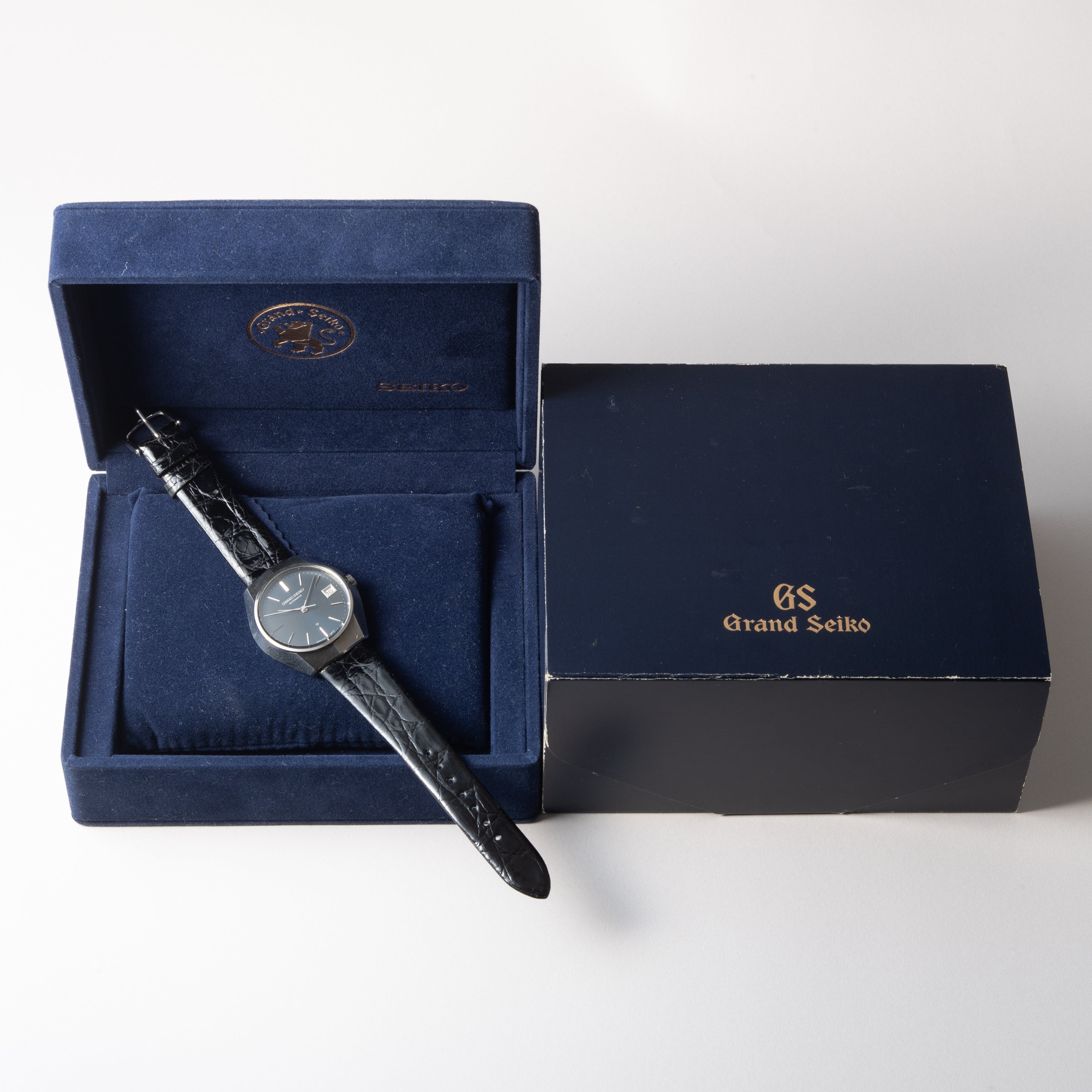 グランドセイコー V.F.A 銀パラ 1968年製 Ref.6185-8010 61GS 箱付き