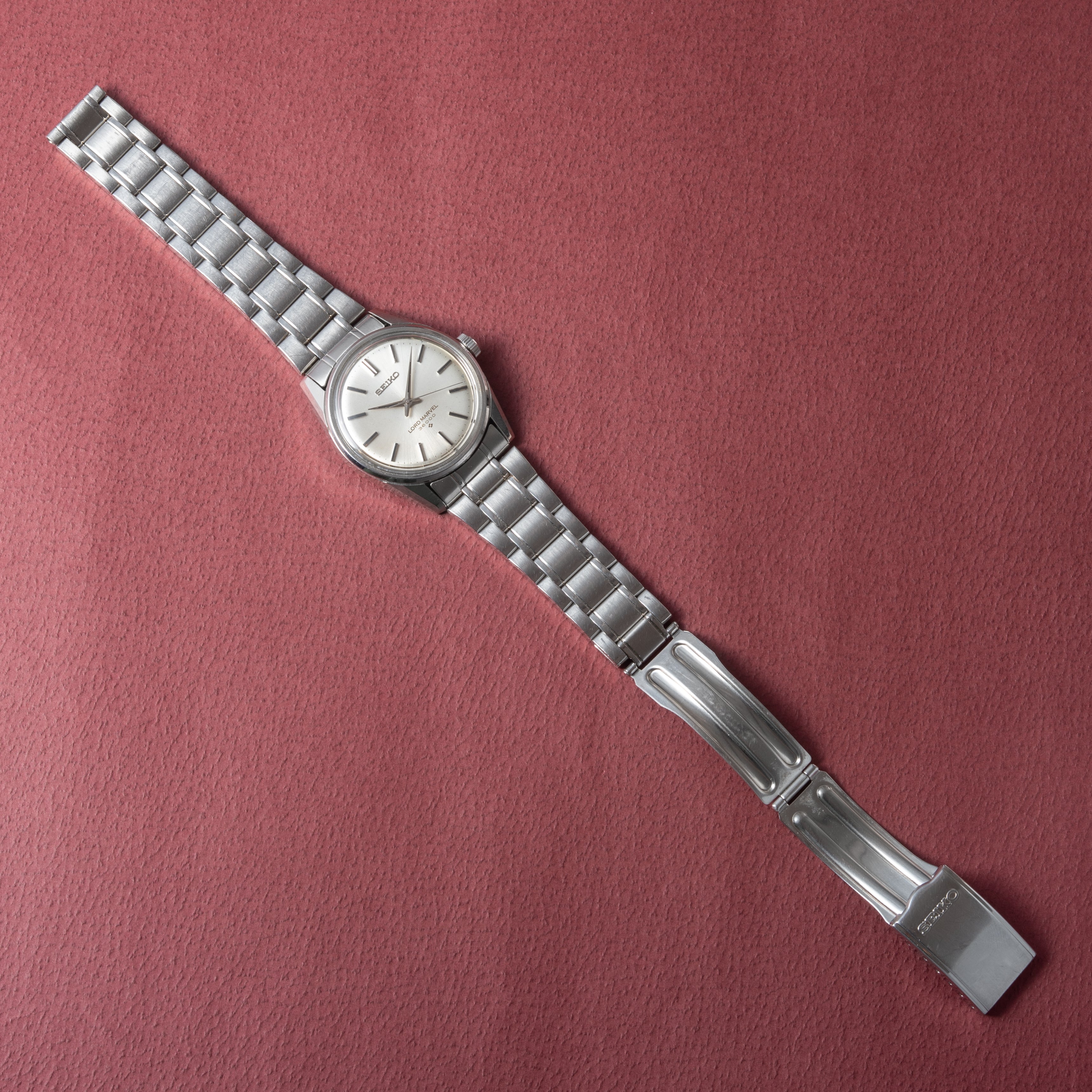 セイコー ロードマーベル 36000 1967年製 Ref.5740-8000 シルバーダイヤル ブレス付き