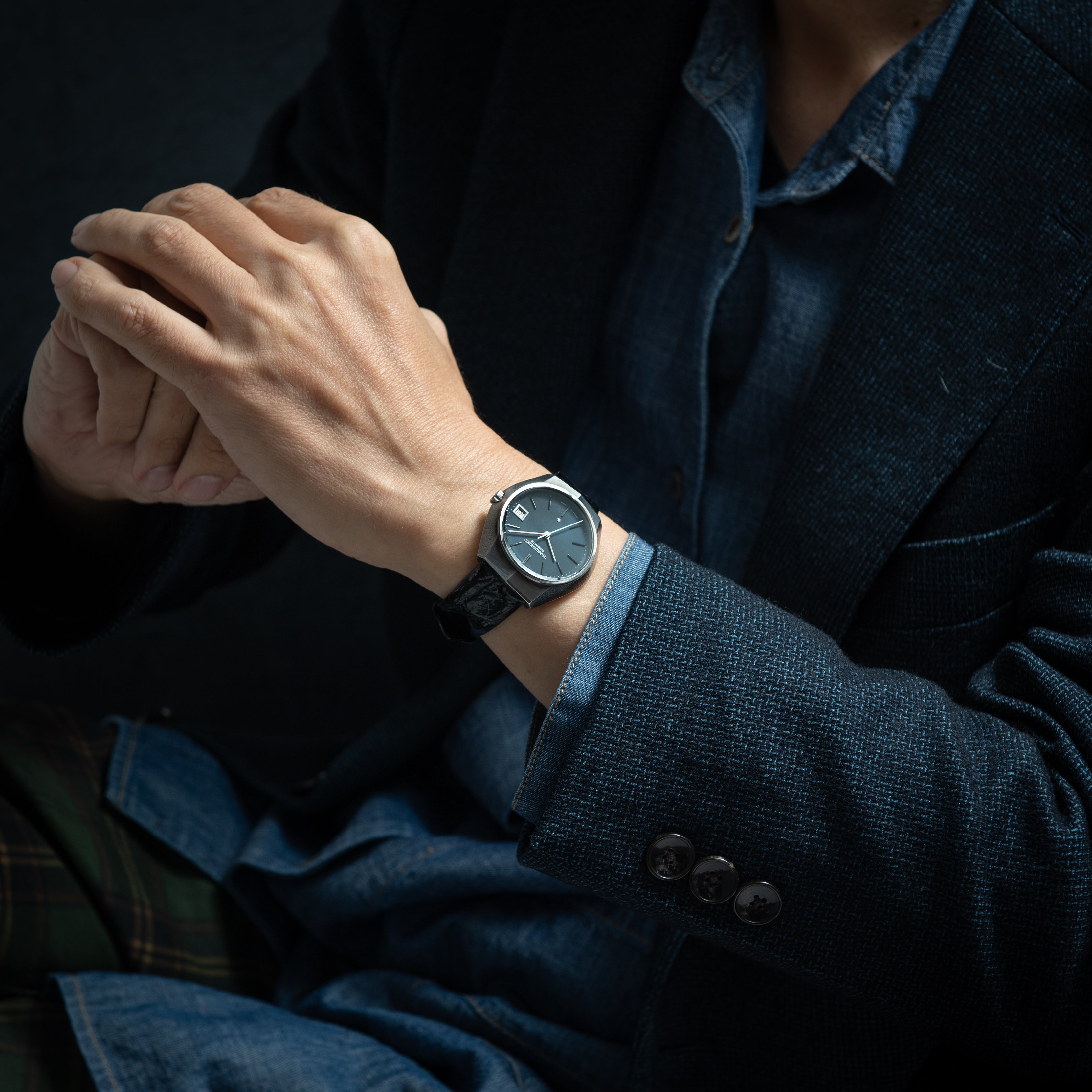 グランドセイコー V.F.A 銀パラ 1968年製 Ref.6185-8010 61GS 箱付き