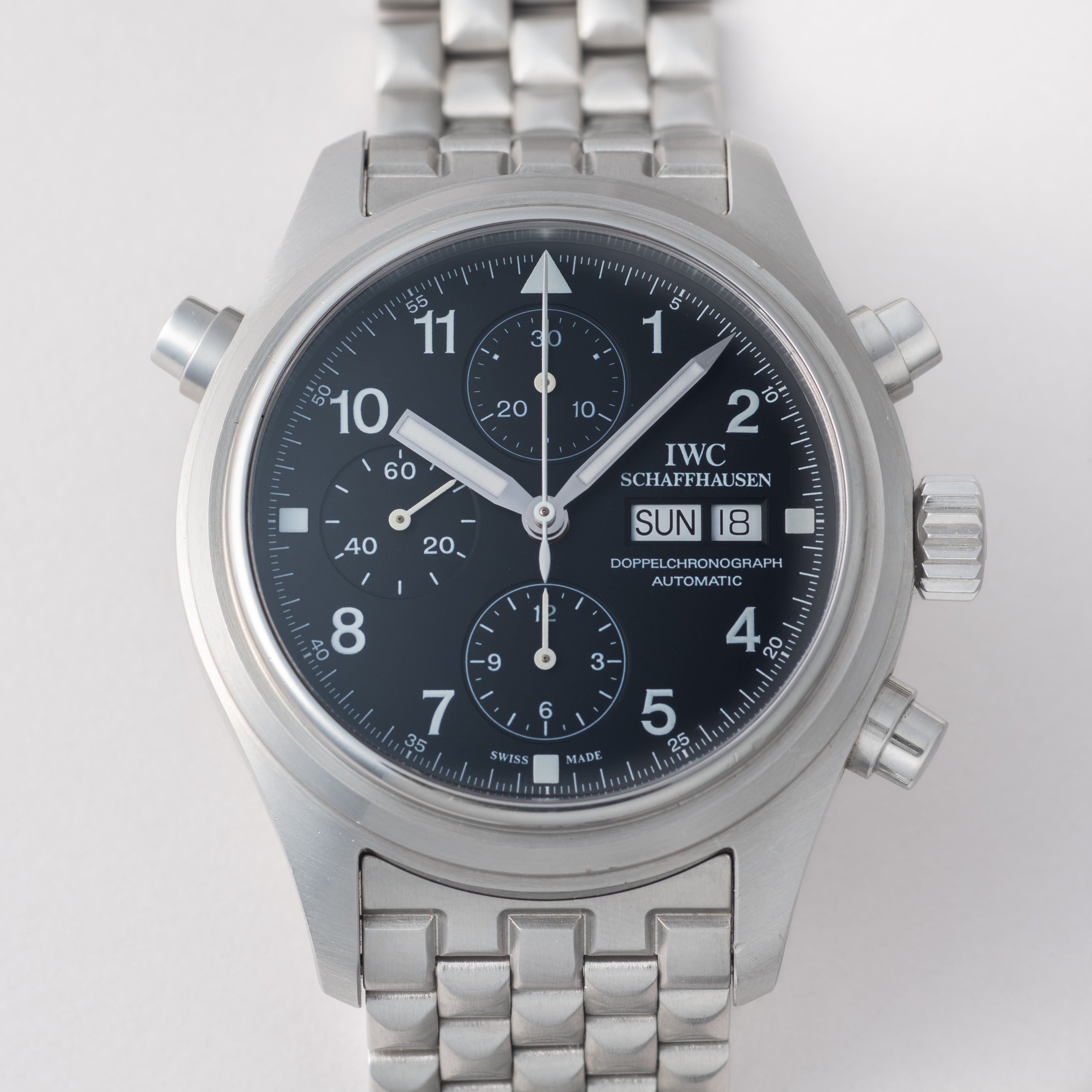 IWC ドッペルクロノグラフ 2003年製 Ref.IW371319 箱、ギャラ付き