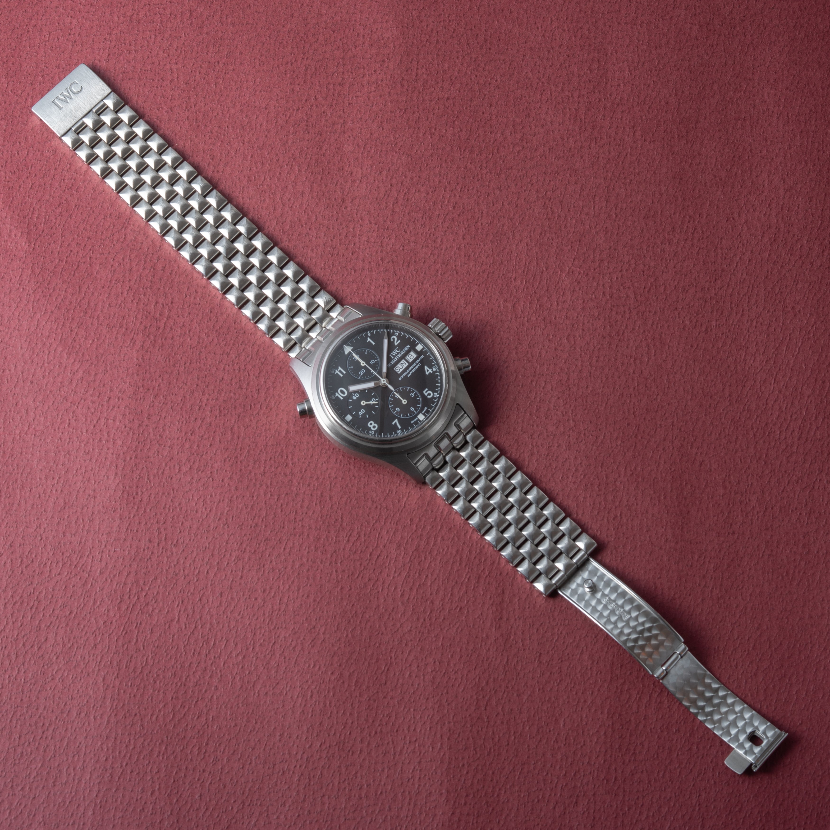 IWC ドッペルクロノグラフ 2003年製 Ref.IW371319 箱、ギャラ付き