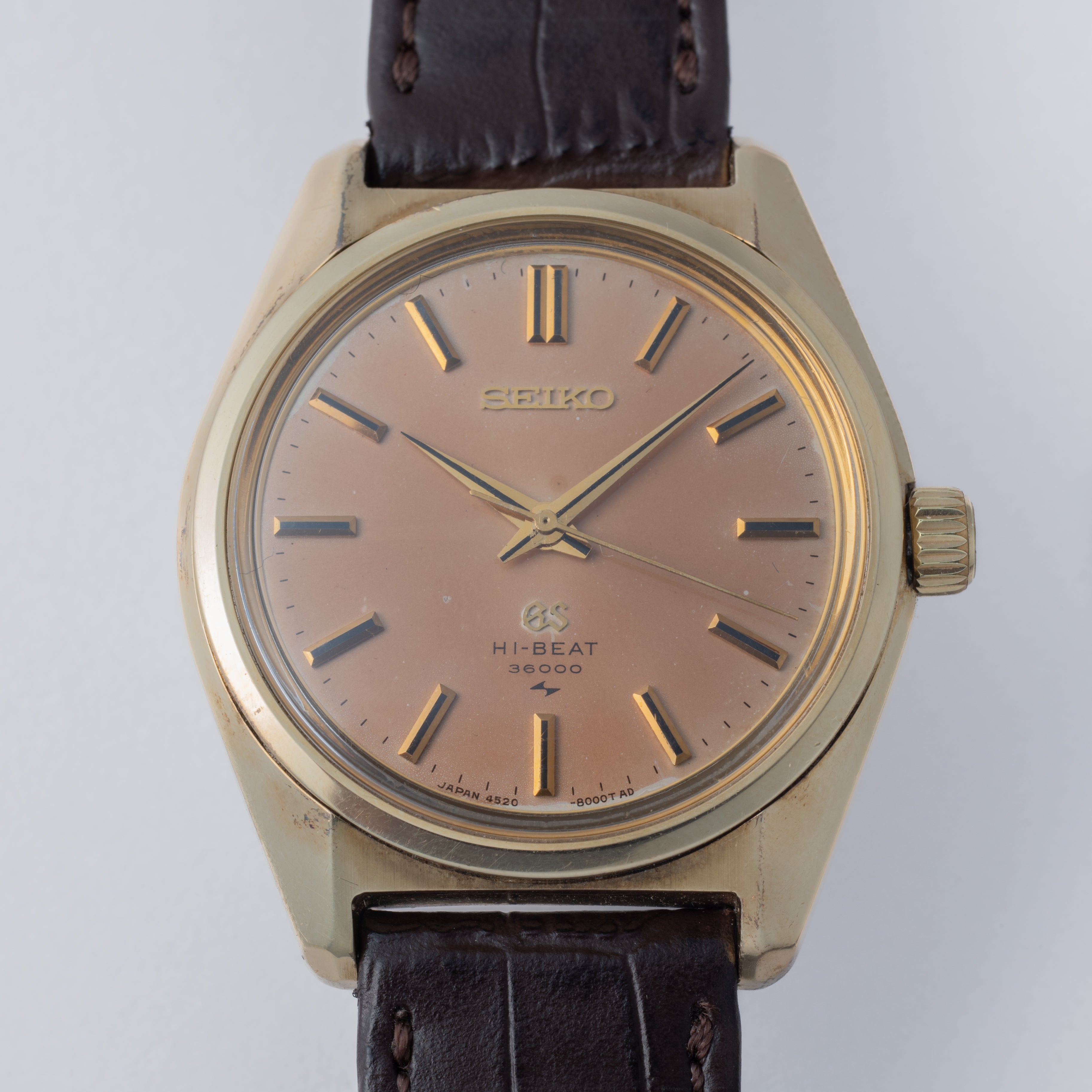 グランドセイコー 36000 1969年製 Ref.4520-8000 キャップゴールド 45GS パティーナダイヤル
