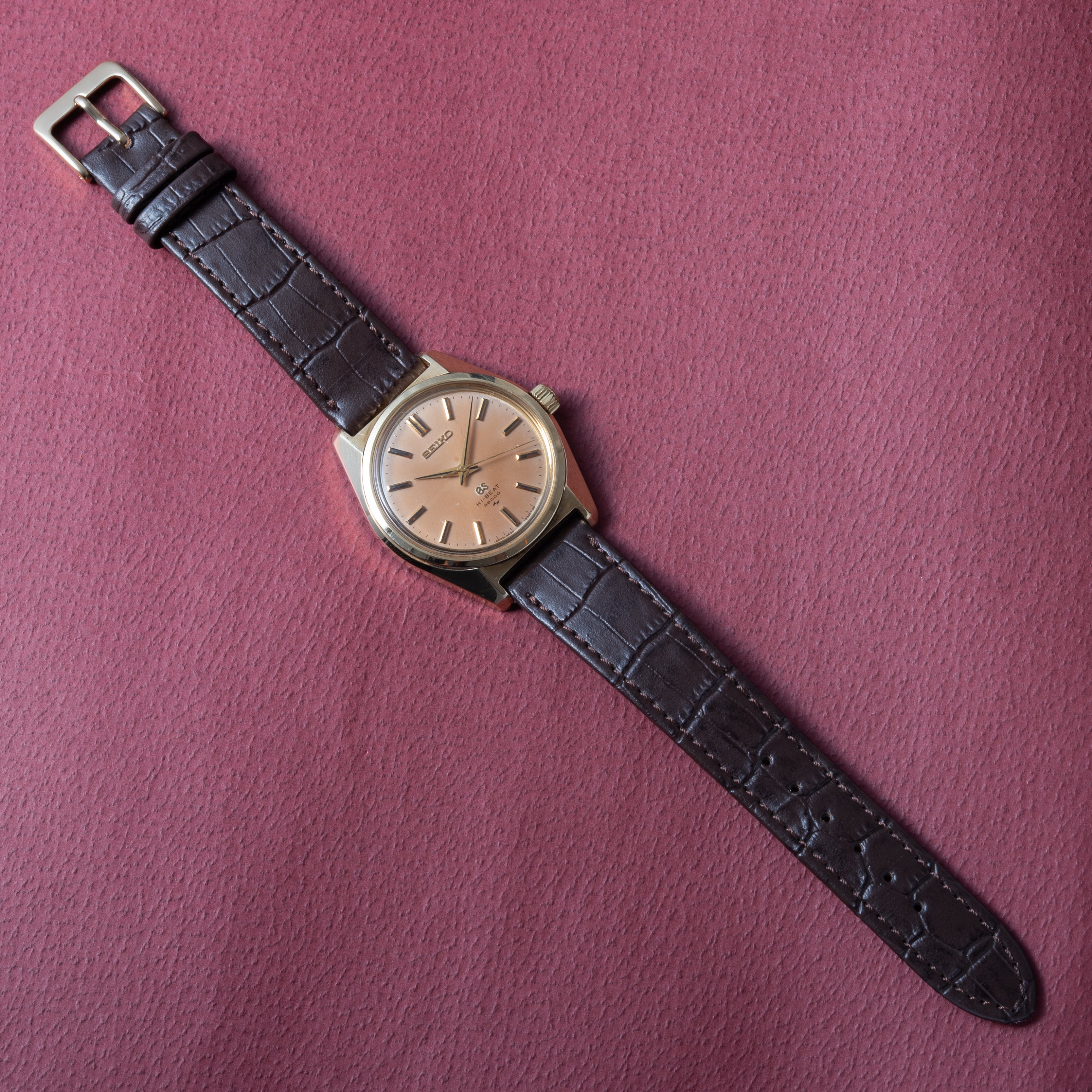 グランドセイコー 36000 1969年製 Ref.4520-8000 キャップゴールド 45GS パティーナダイヤル