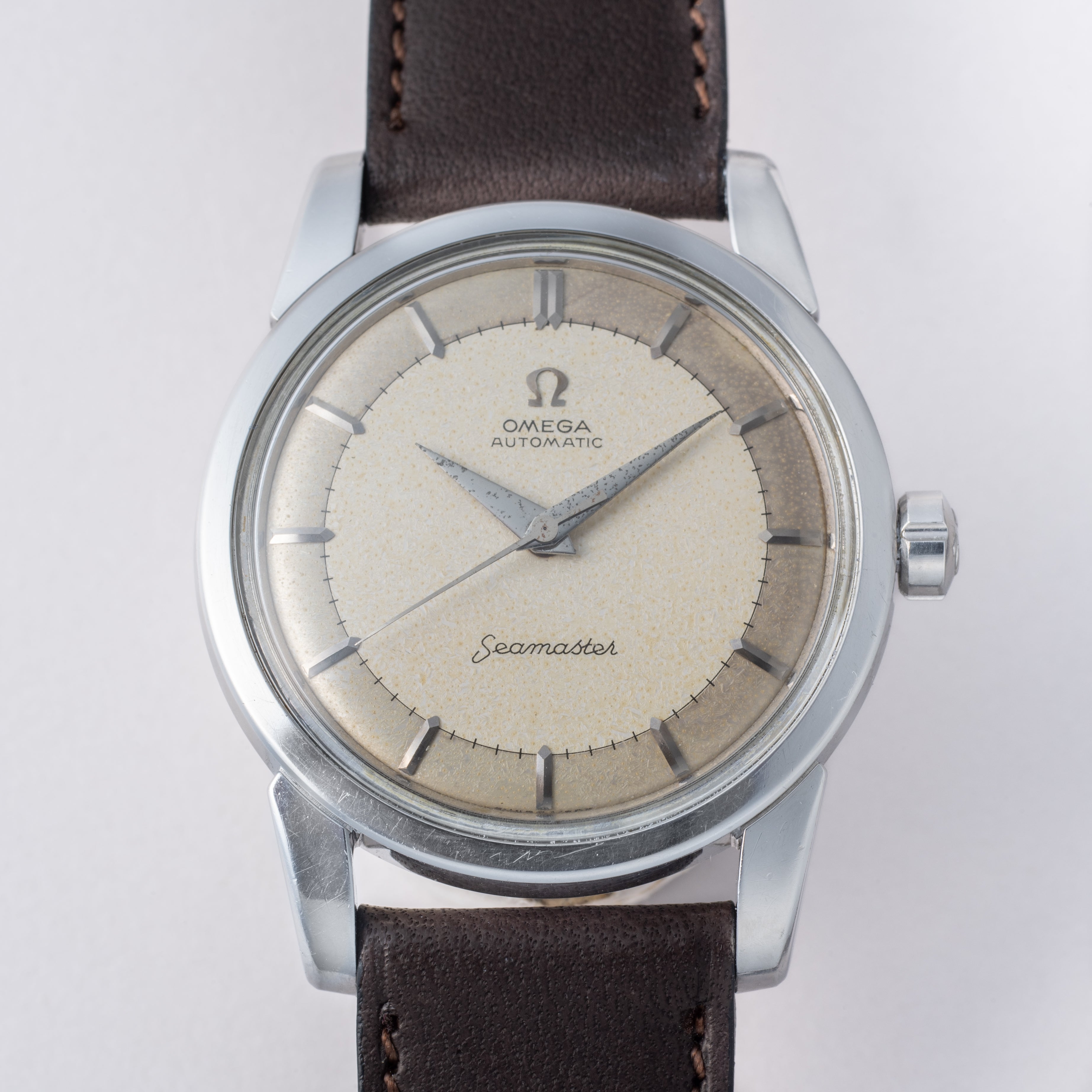 オメガ シーマスター オートマチック1956年製 Ref.28465SC ツートーンダイヤル