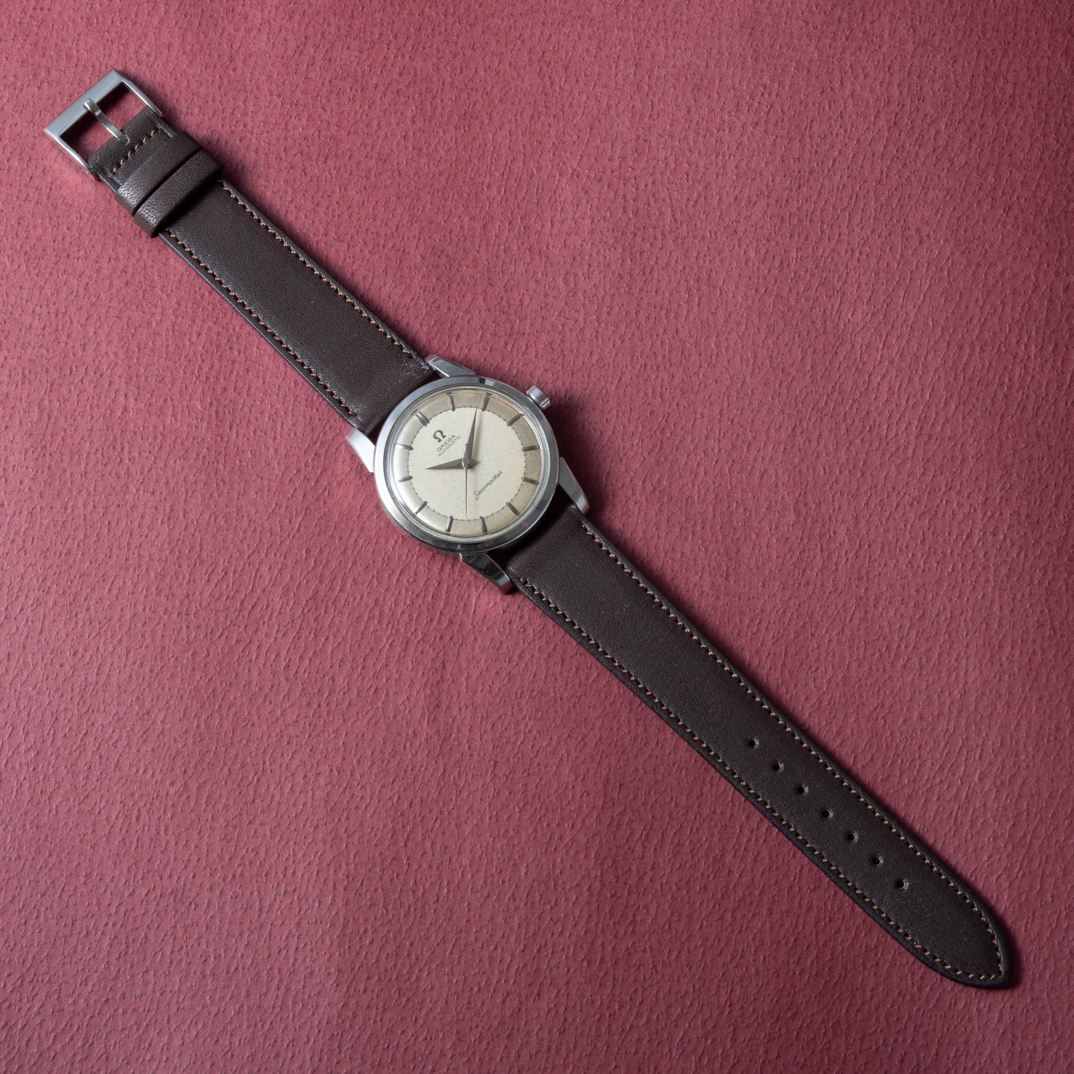 オメガ シーマスター オートマチック1956年製 Ref.28465SC ツートーンダイヤル