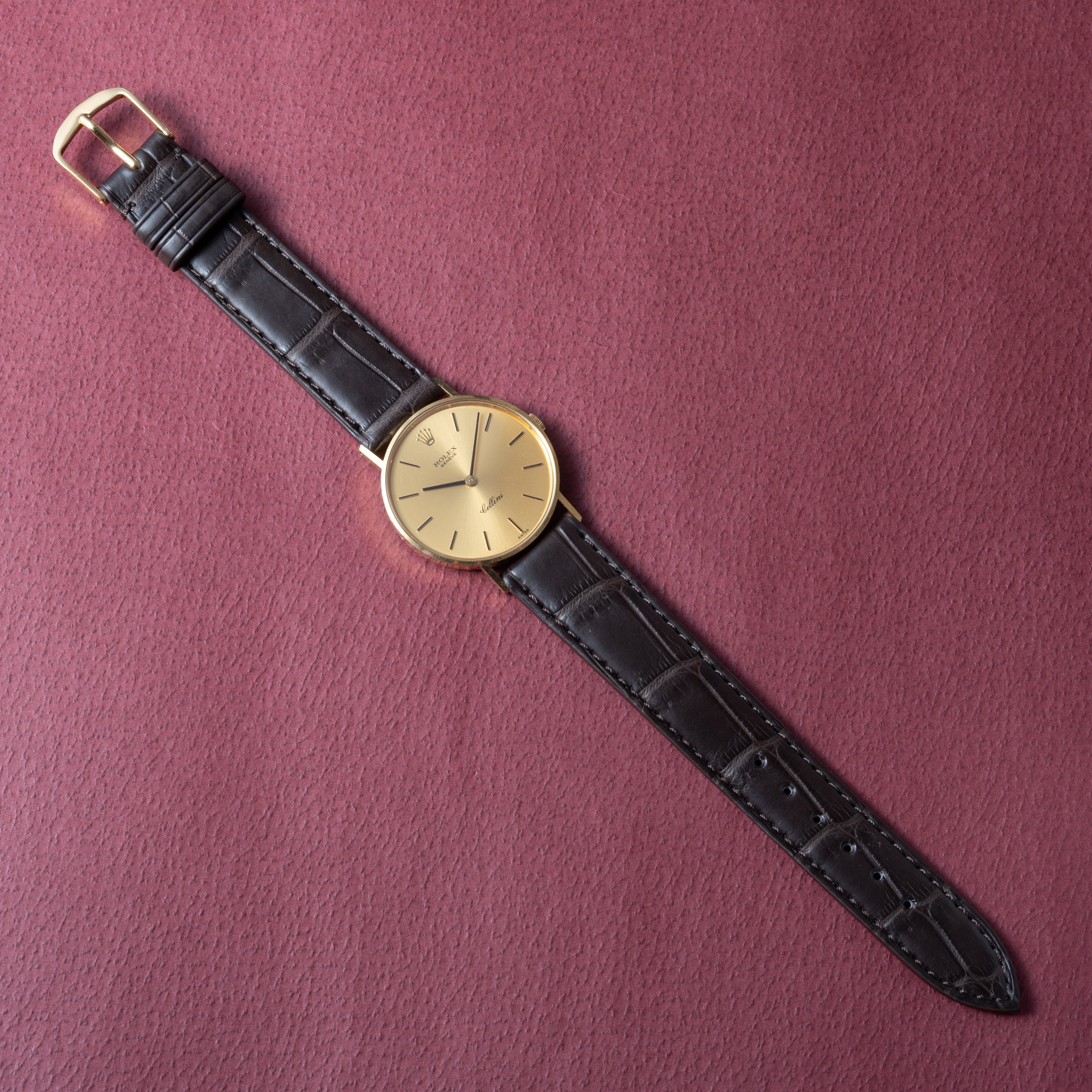 ロレックス チェリーニ 1974年~1975年製 Ref.3833 18金イエローゴールド