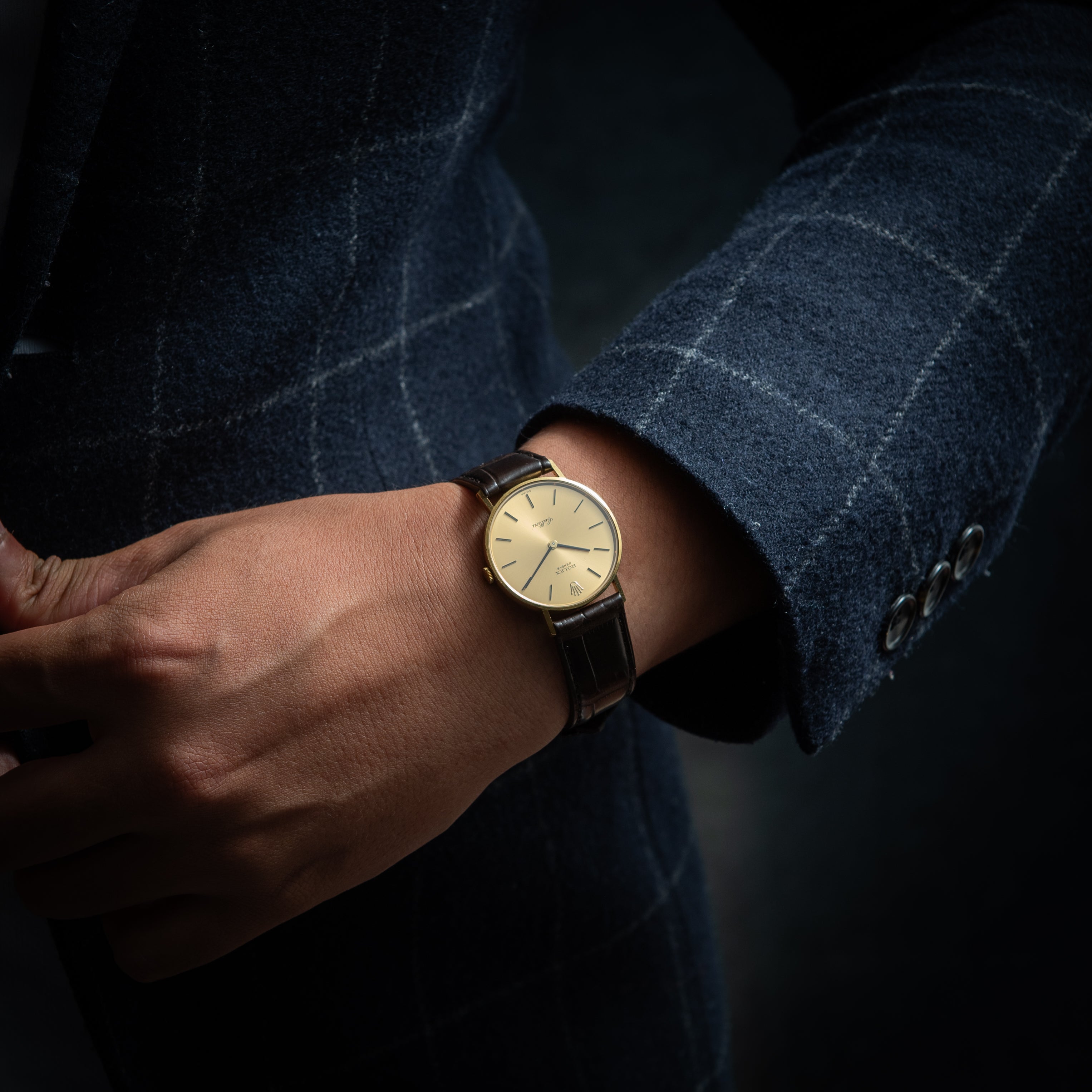 ロレックス チェリーニ 1974年~1975年製 Ref.3833 18金イエローゴールド