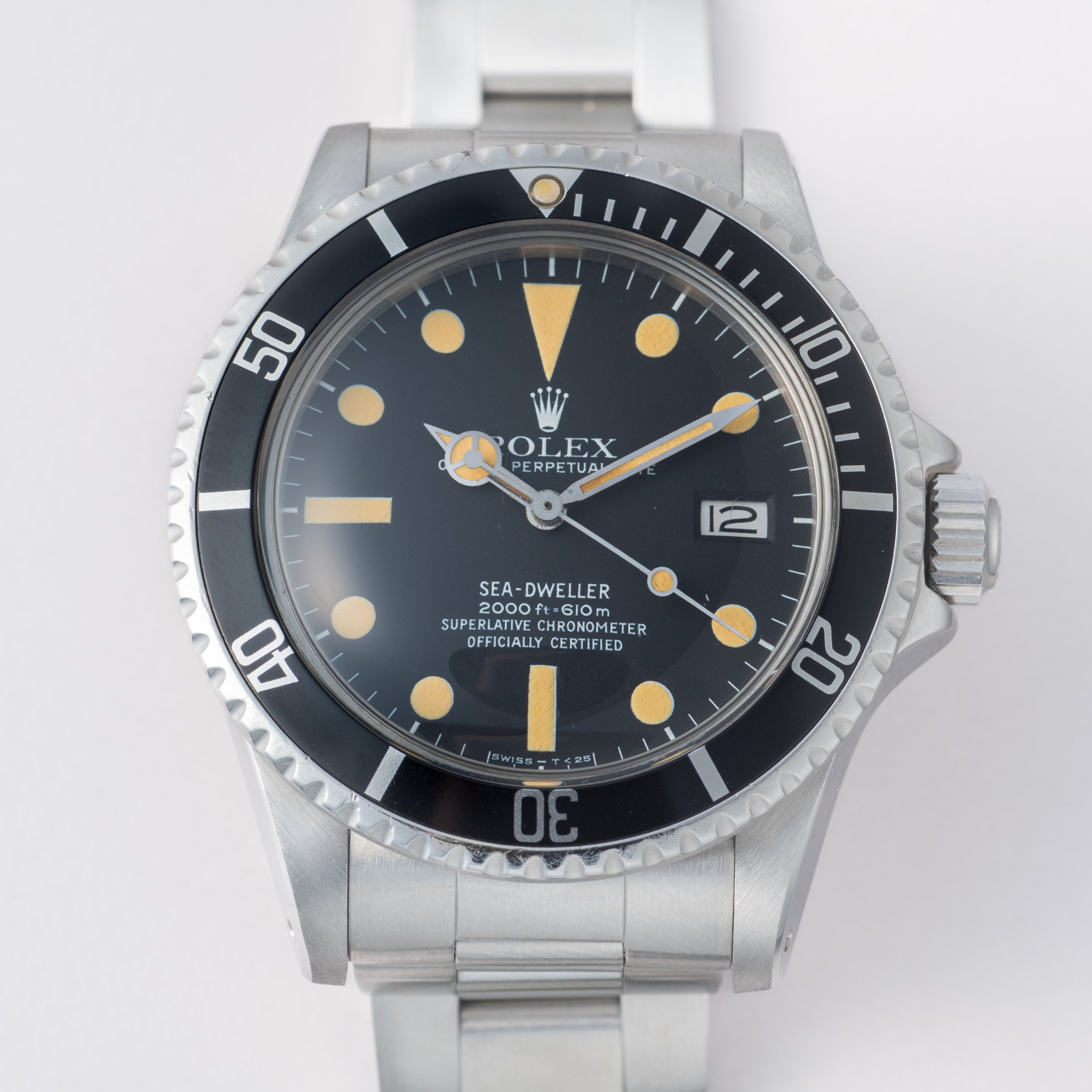 ロレックス シードゥエラー マーク1ダイヤル 1977年製 Ref.1665 箱、冊子付き