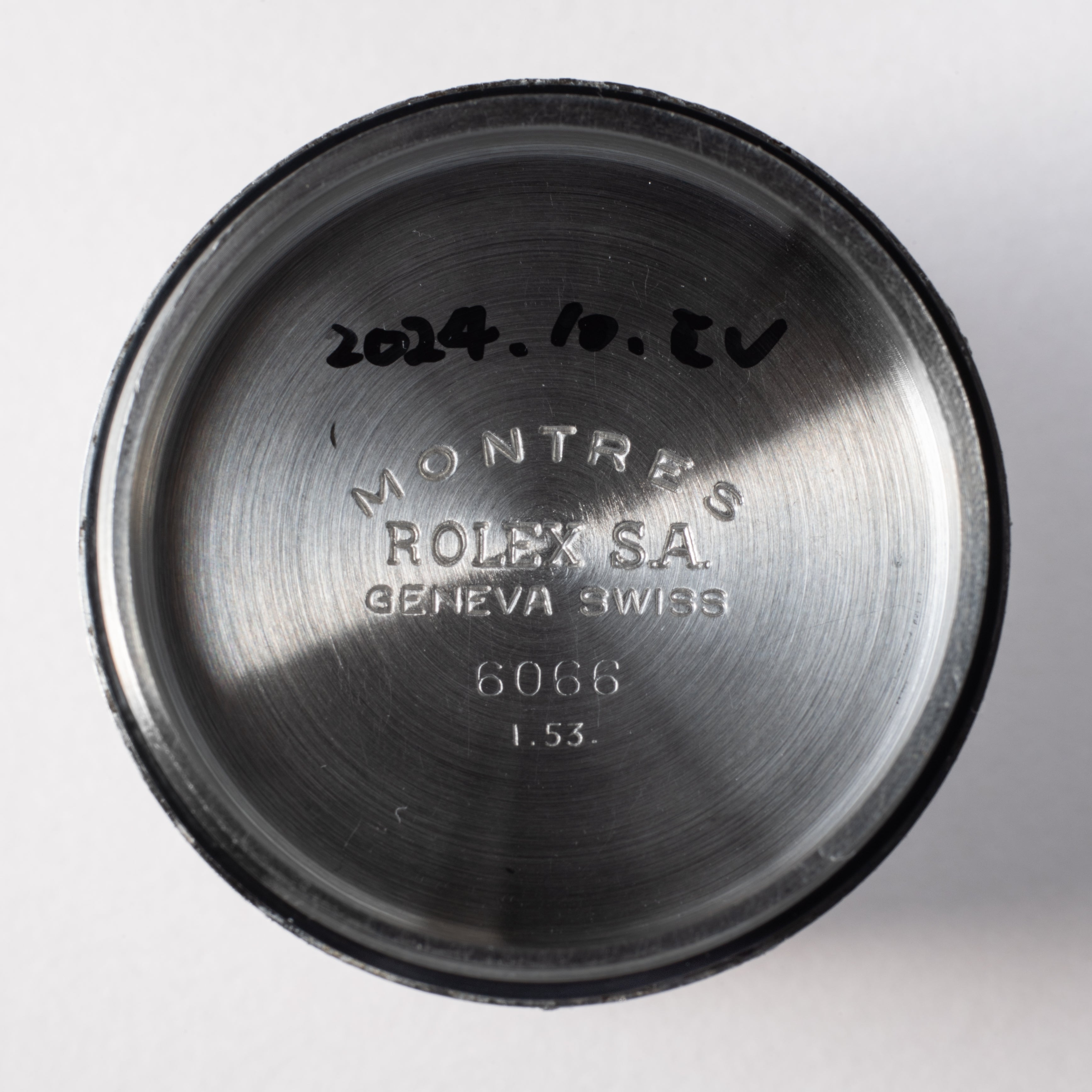 ロレックス オイスターデイト 1953年製 Ref.6066 赤赤カレンダー