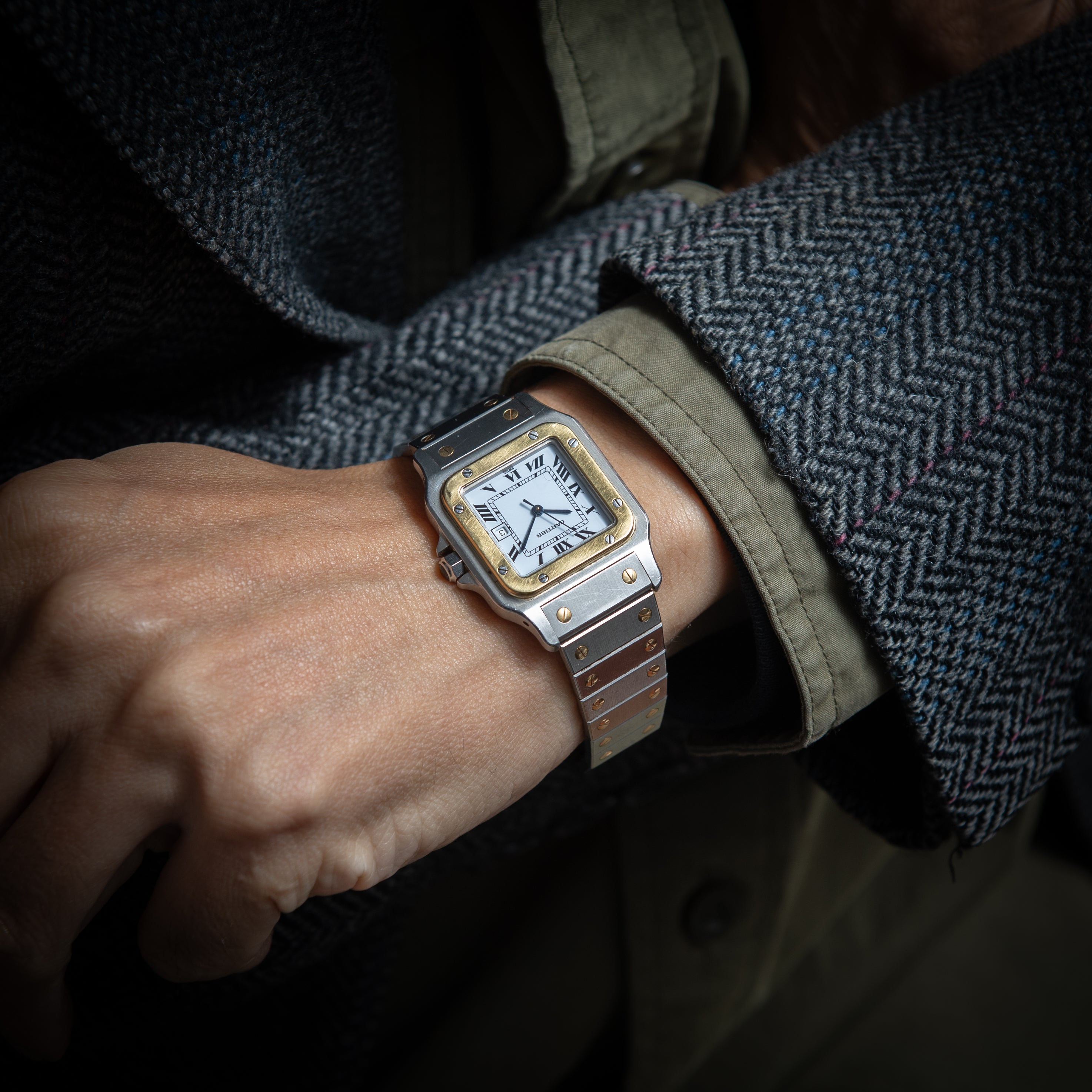 カルティエ サントス コンビ LMサイズ 1980年代製 Ref.1172961