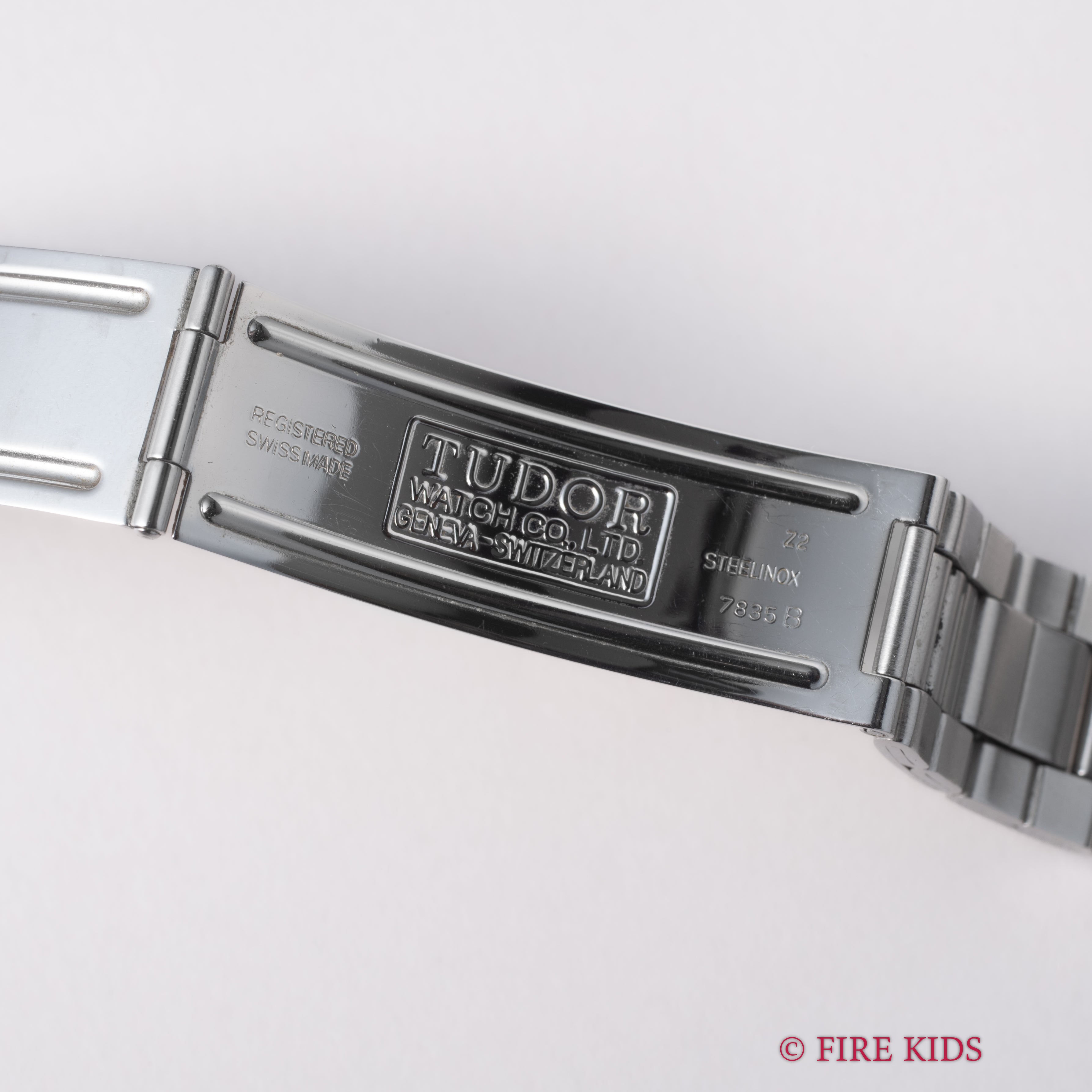 チューダー プリンスデイト 1997年製 ブラックアラビアダイヤル 王冠リューズ 純正ステンレスブレス