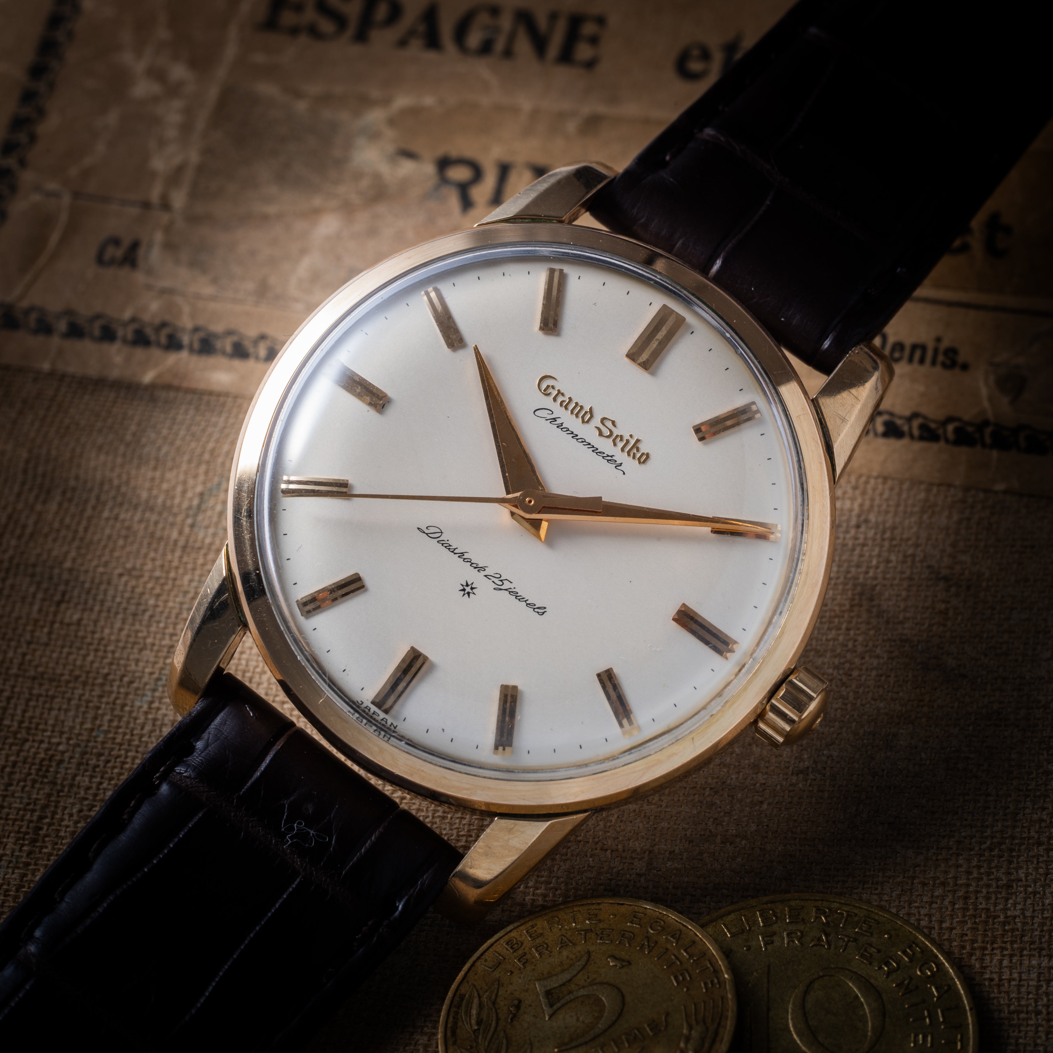 グランドセイコー ファーストモデル 1962年製 Ref.J14070E GS アップライトダイヤル