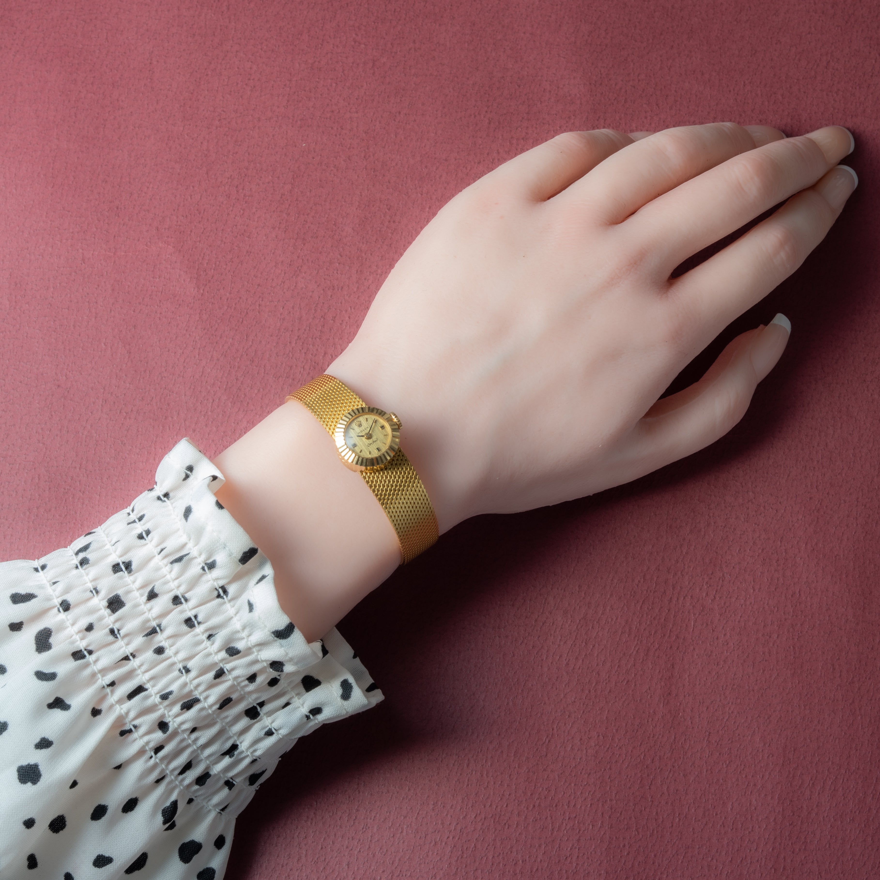 ロレックス オーキッド カメレオン 1973年製 Ref.2059 18金イエローゴールド 箱付き