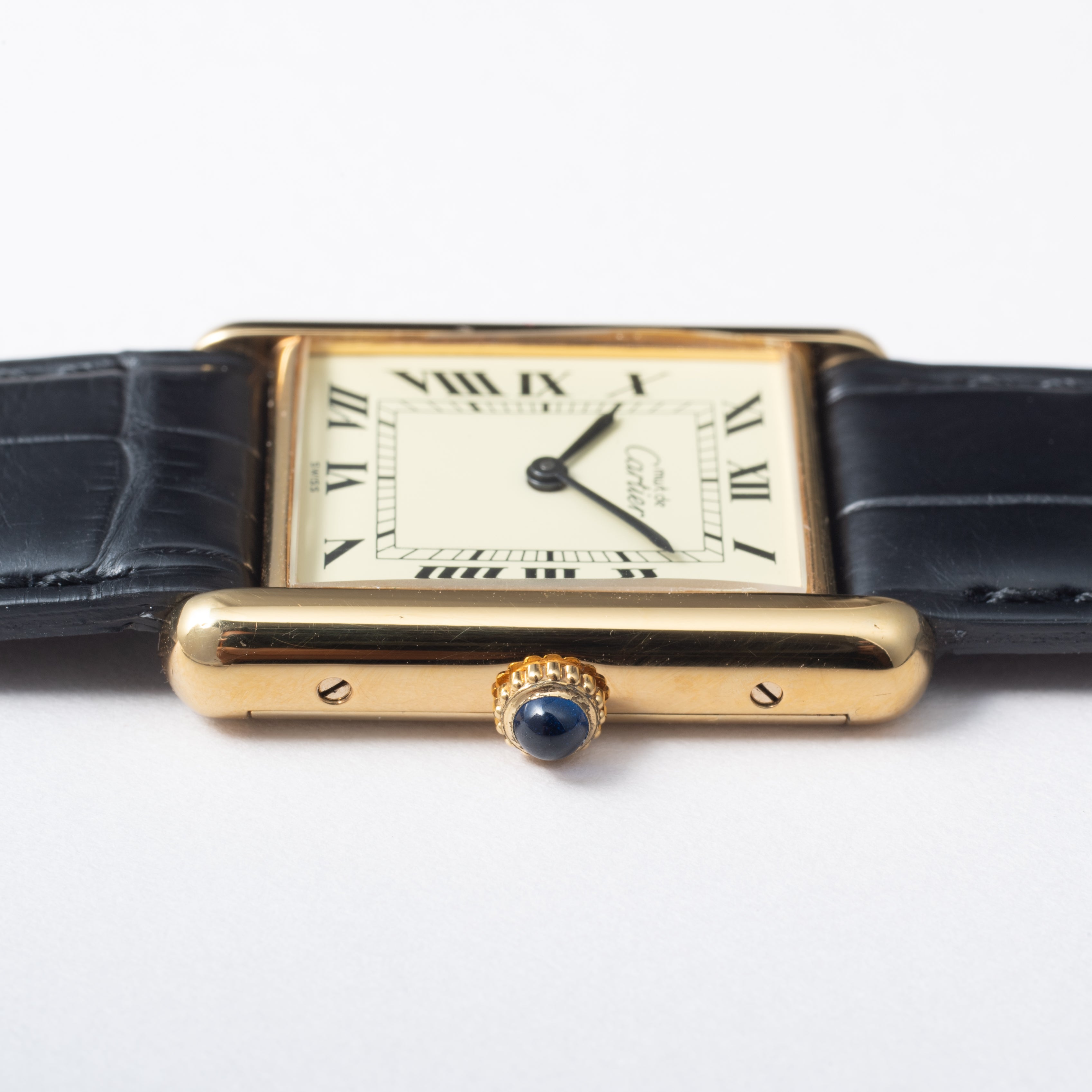 カルティエ マストタンク 1980年代製 LMサイズ アイボリーダイヤル