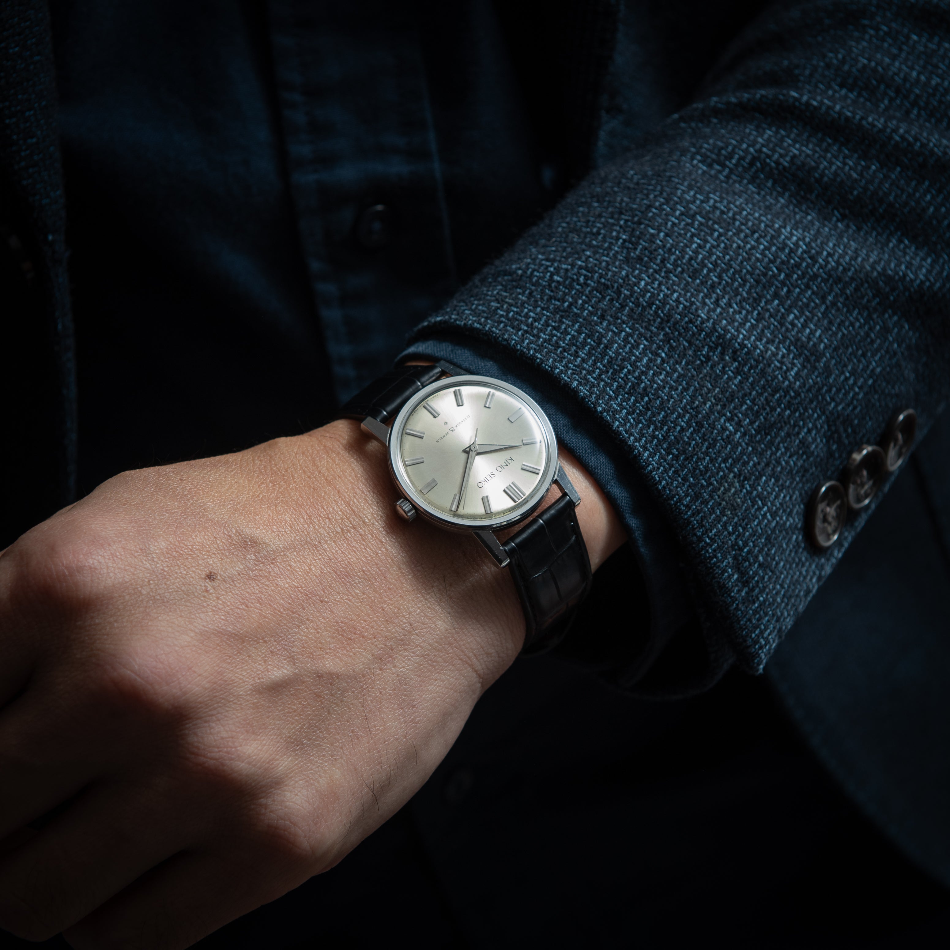 キングセイコーファーストモデル 1962年製 Ref.J14102E KSステンレスケース SDダイヤル