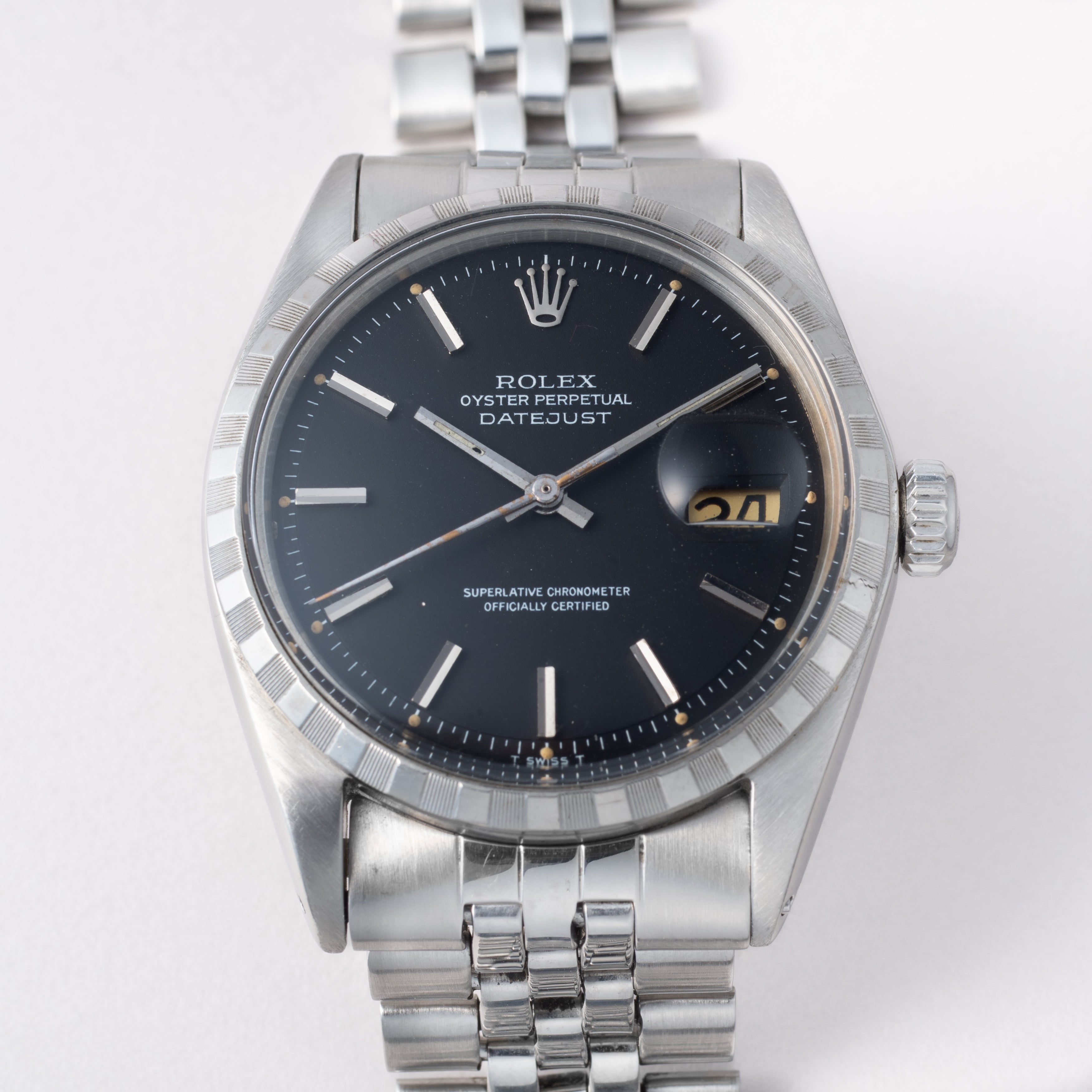 ロレックス デイトジャスト 1969年製 Ref.1603 ブラックダイヤル