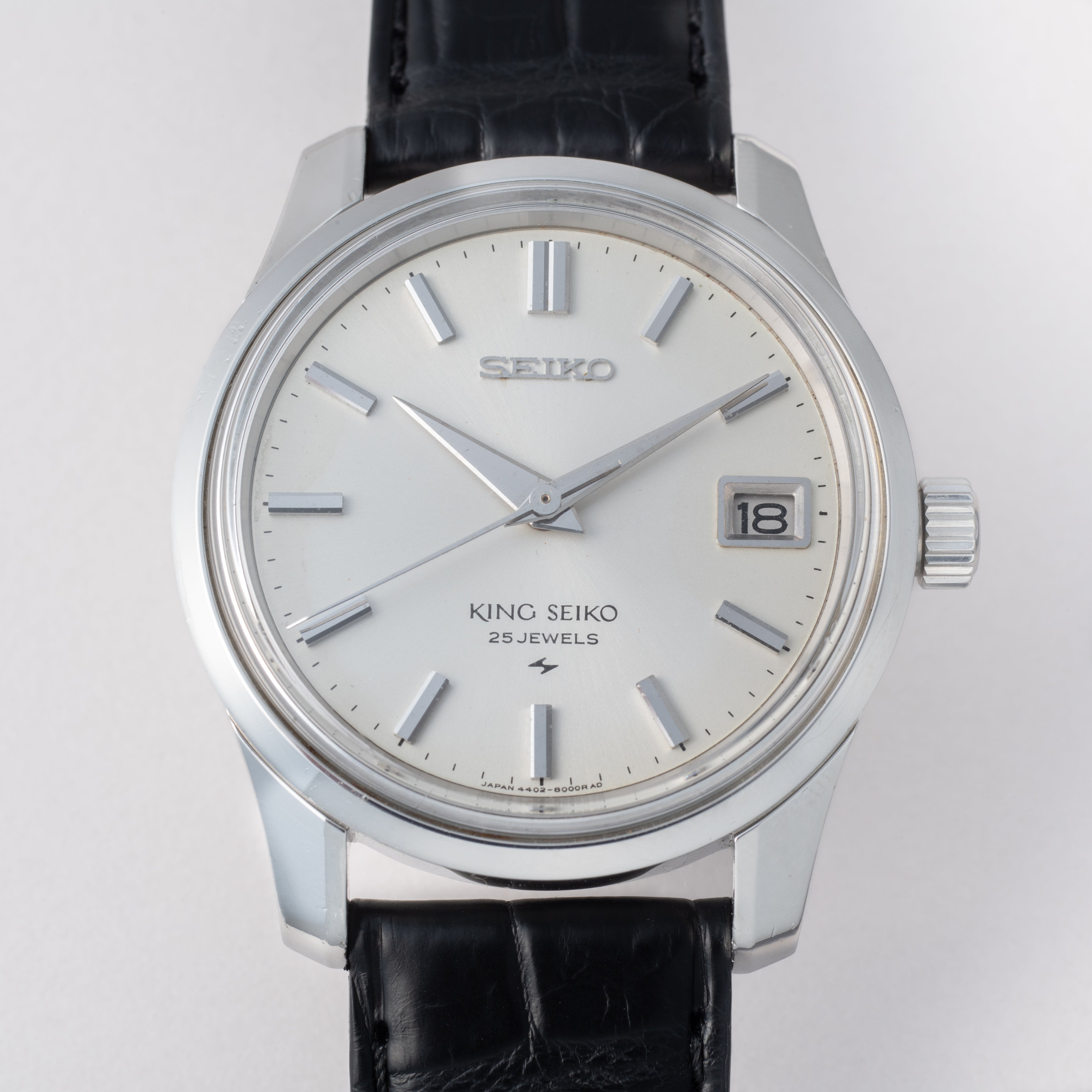 キングセイコー 1968年製 Ref.4402-8000 44KS セイコーメダリオン 純正革ベルト付き