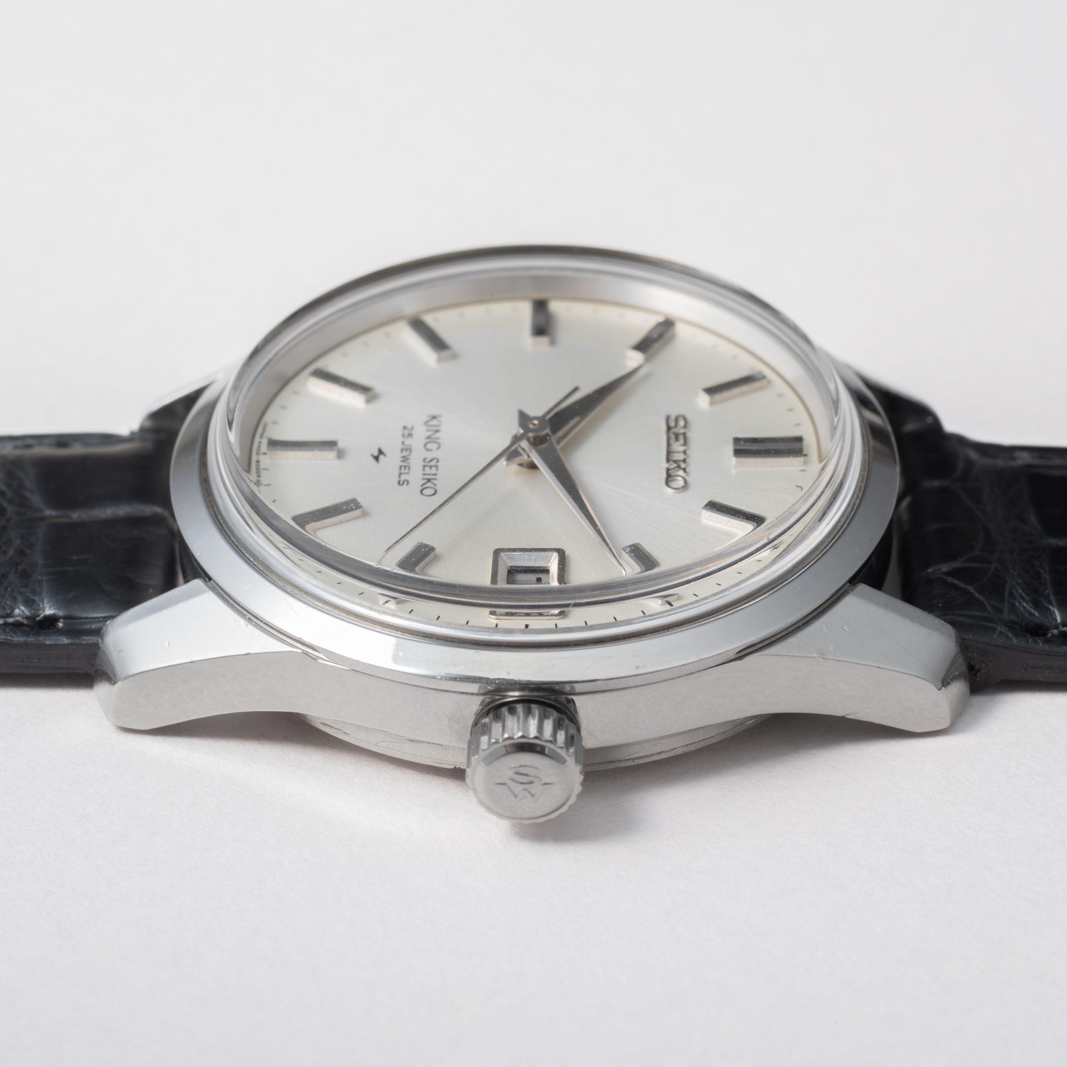 キングセイコー 1968年製 Ref.4402-8000 44KS セイコーメダリオン 純正革ベルト付き