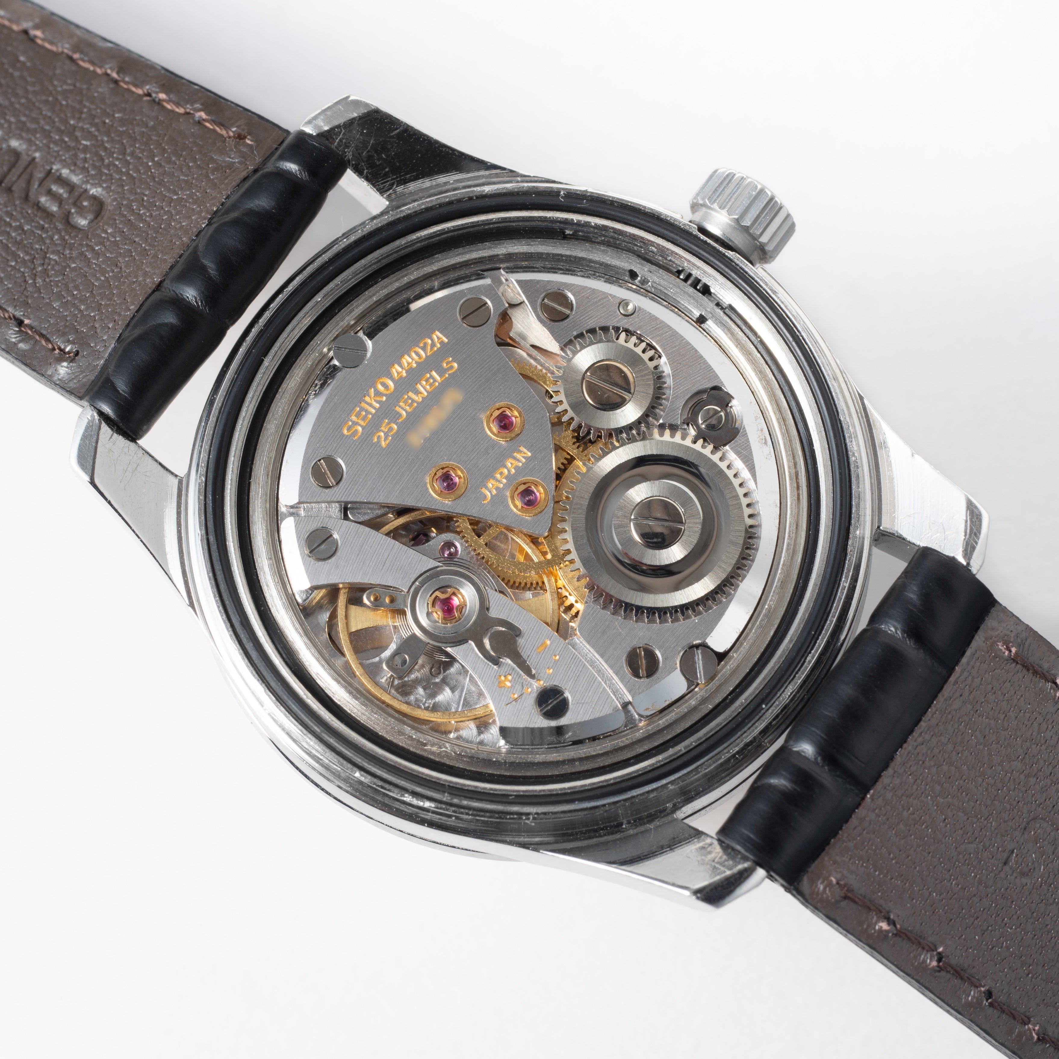 キングセイコー 1968年製 Ref.4402-8000 44KS セイコーメダリオン 純正革ベルト付き