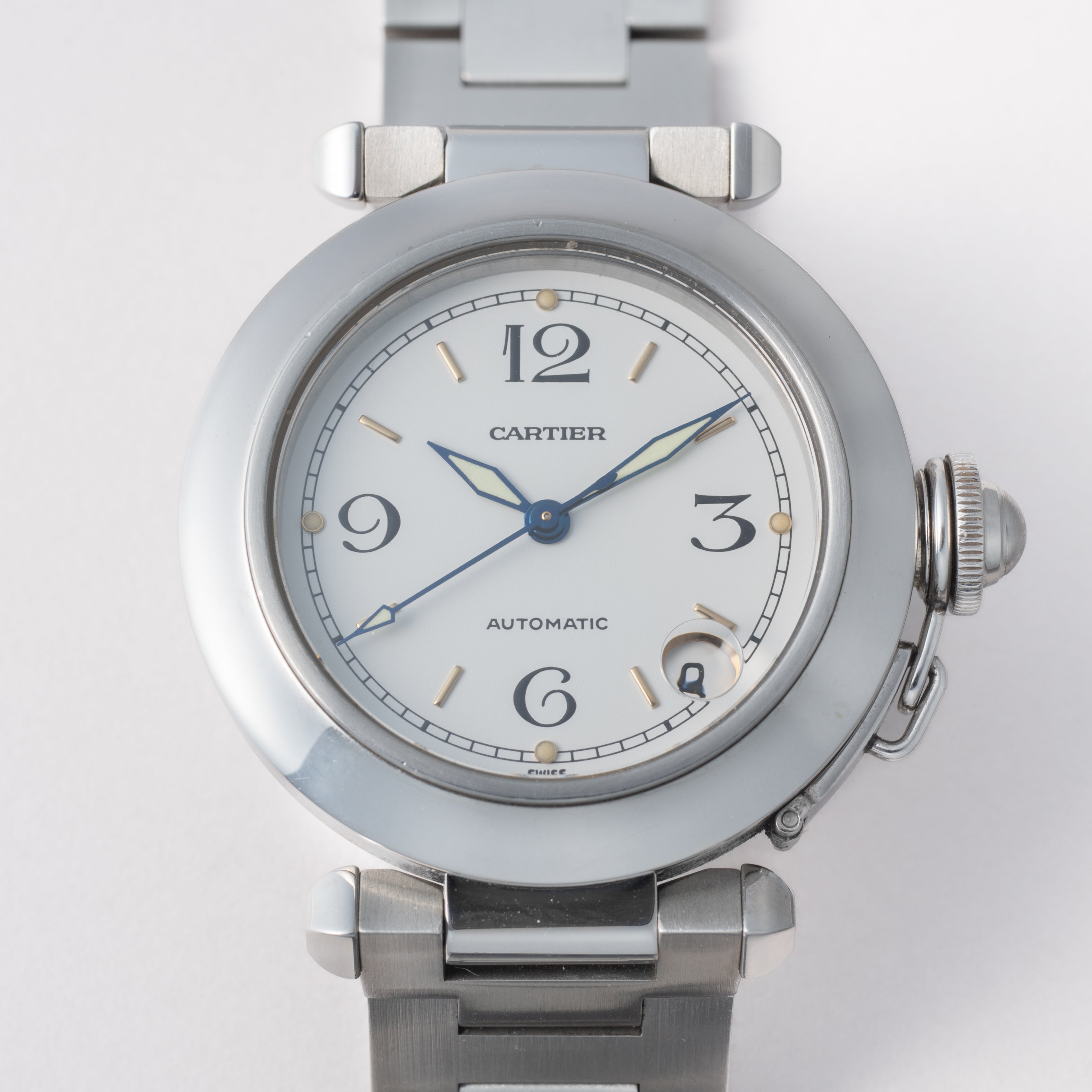 カルティエ パシャC 1990年代製 Ref.2324 オートマチック ホワイトダイヤル