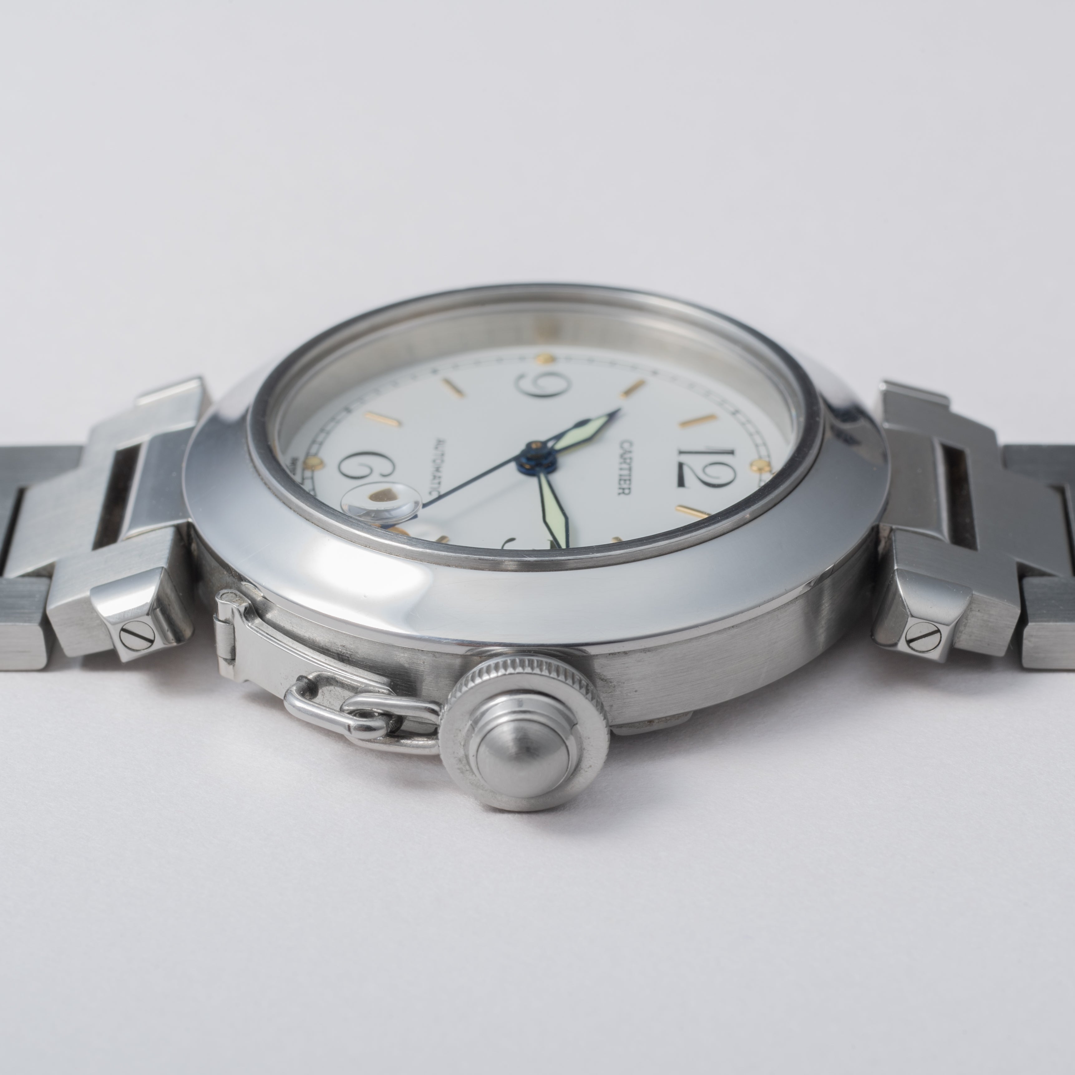 カルティエ パシャC 1990年代製 Ref.2324 オートマチック ホワイトダイヤル