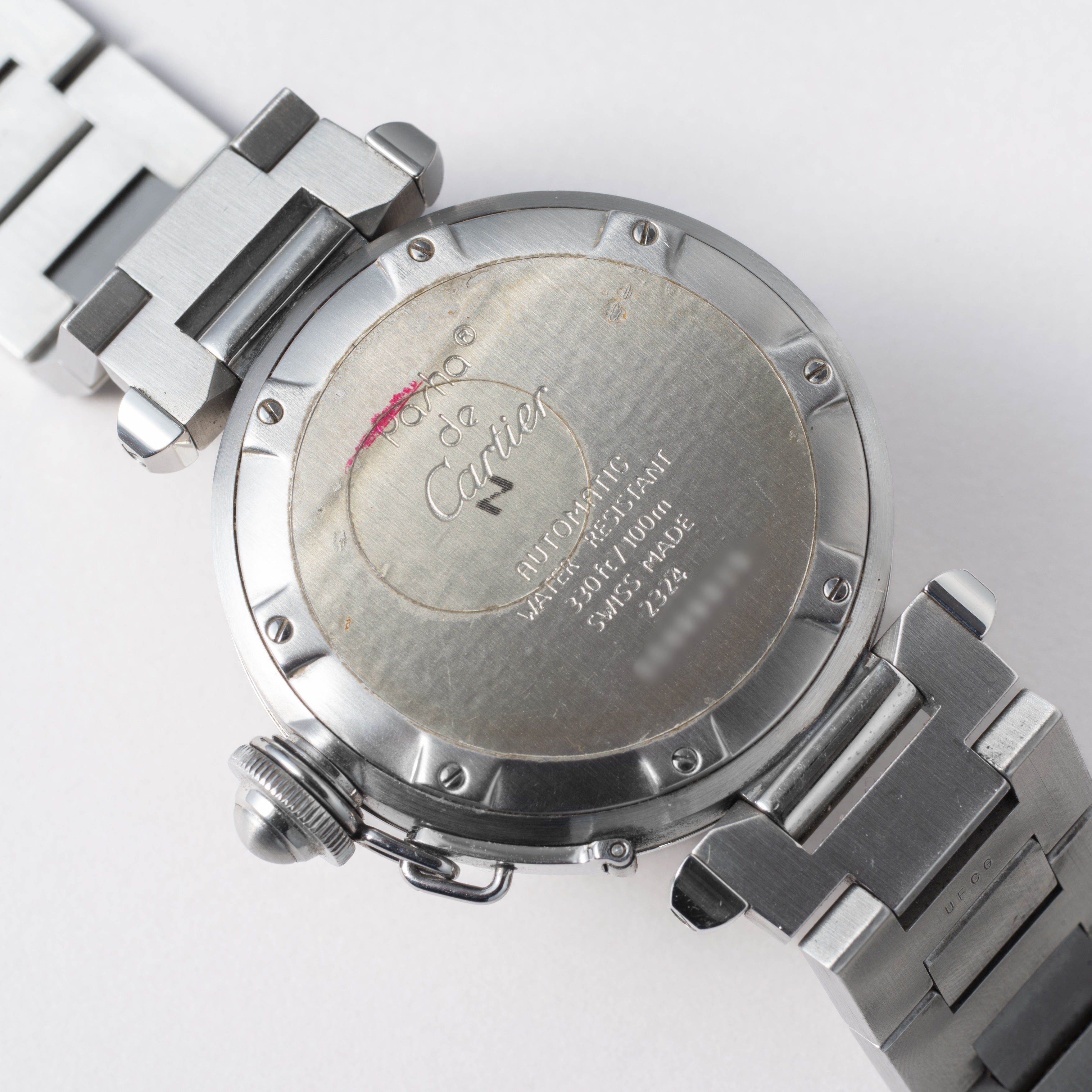 カルティエ パシャC 1990年代製 Ref.2324 オートマチック ホワイトダイヤル